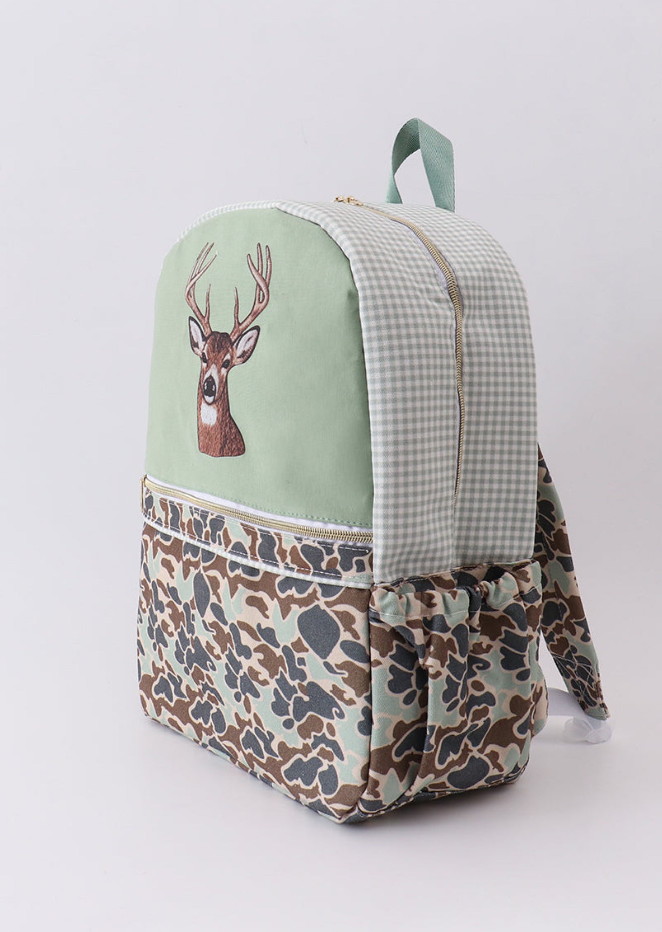 Camouflage deer print backpack