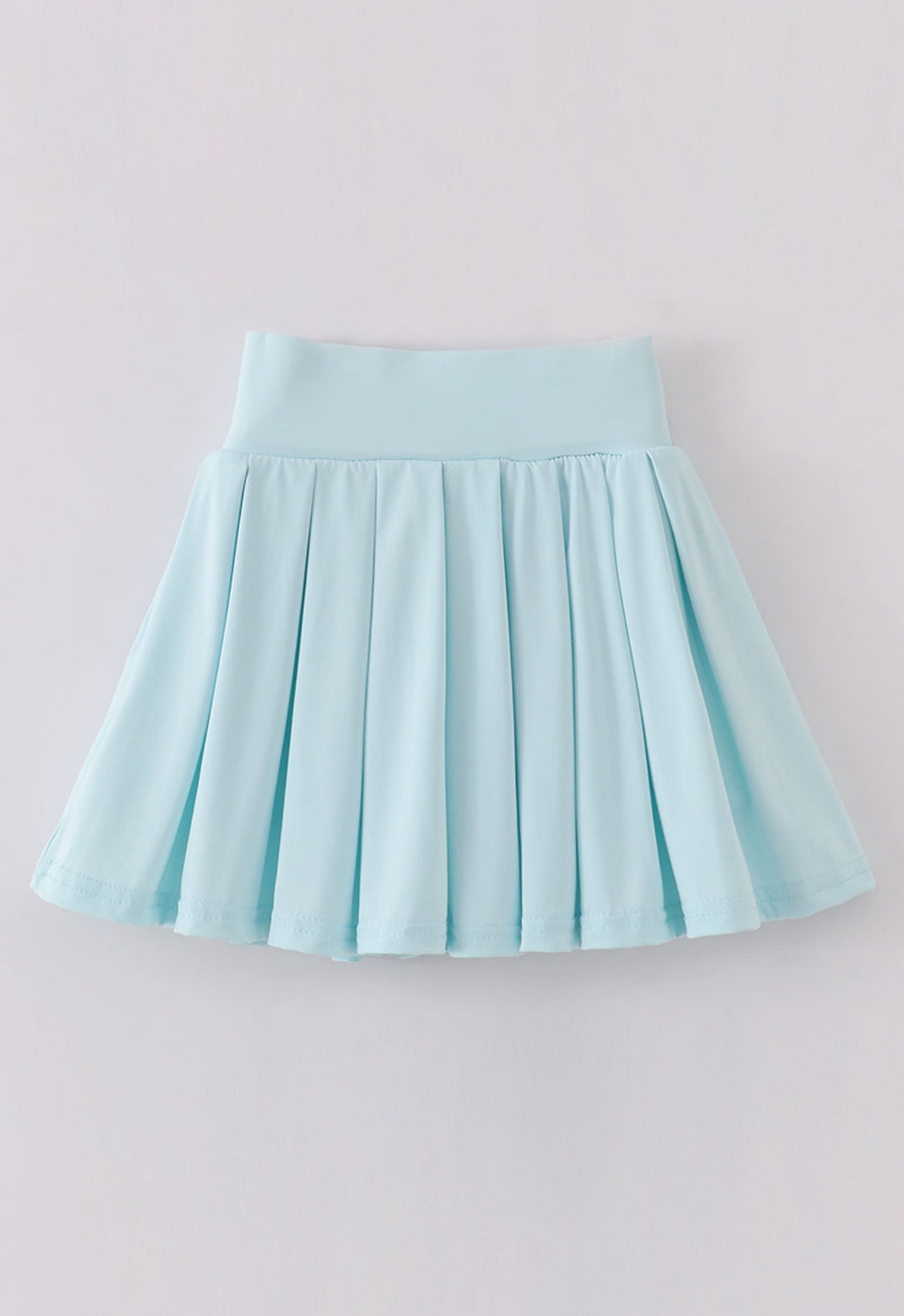 Blue Pleats active skort