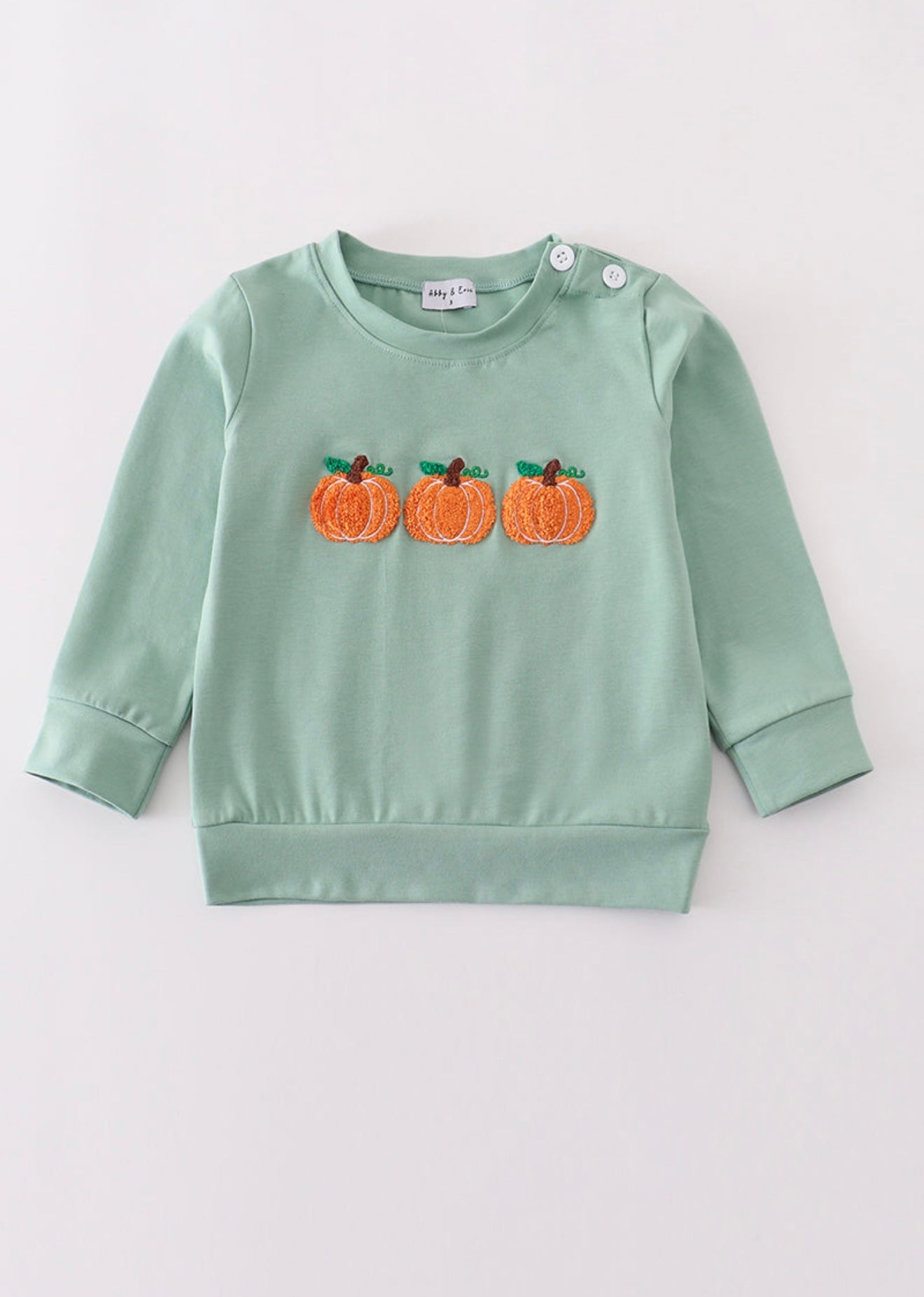 Sage Pumpkin French Knot Top