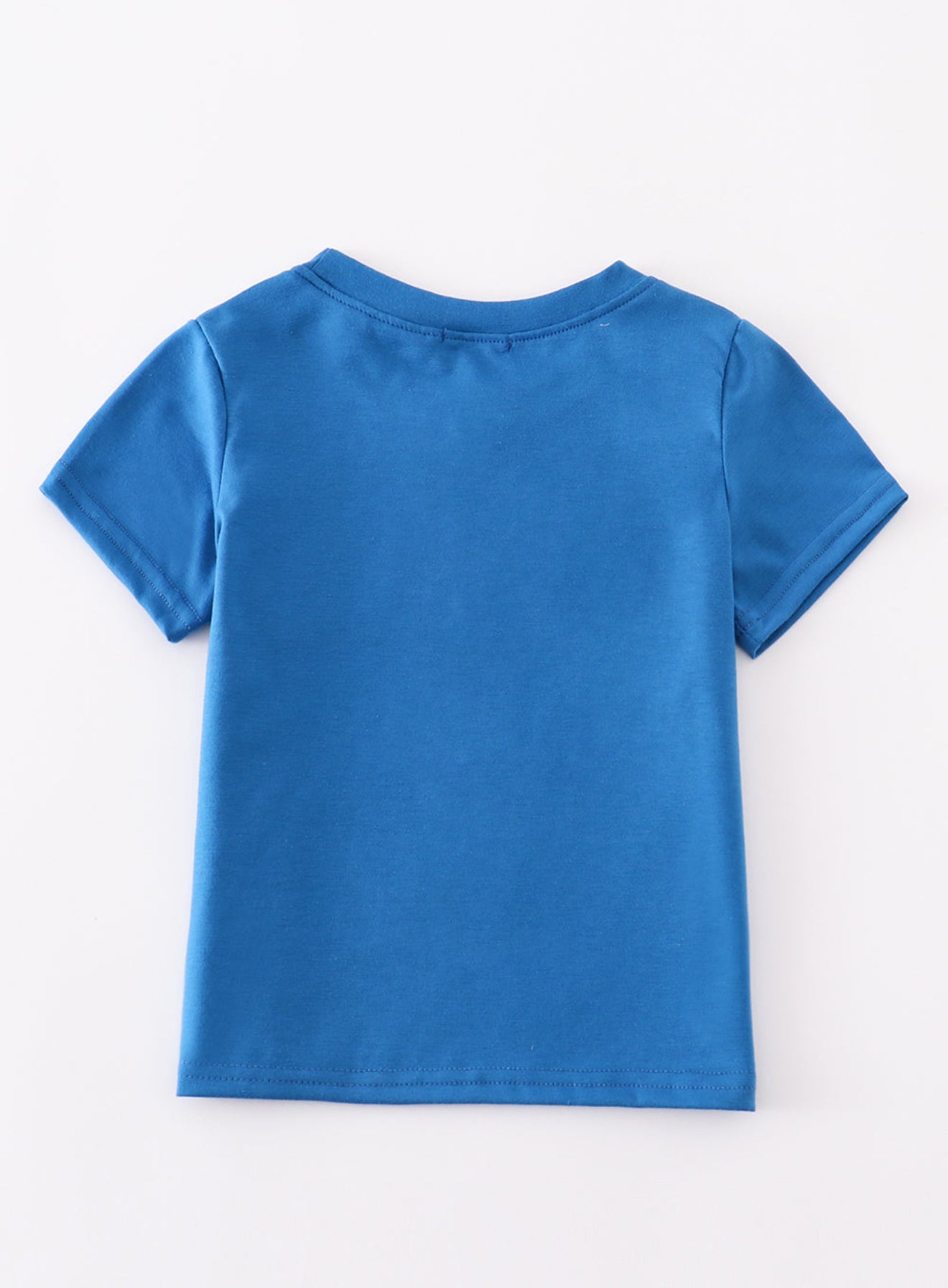 Blue Airplane Embroidery Top