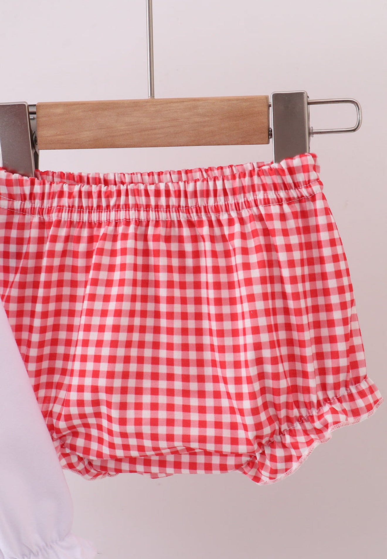 White deer embroidery bloomer set