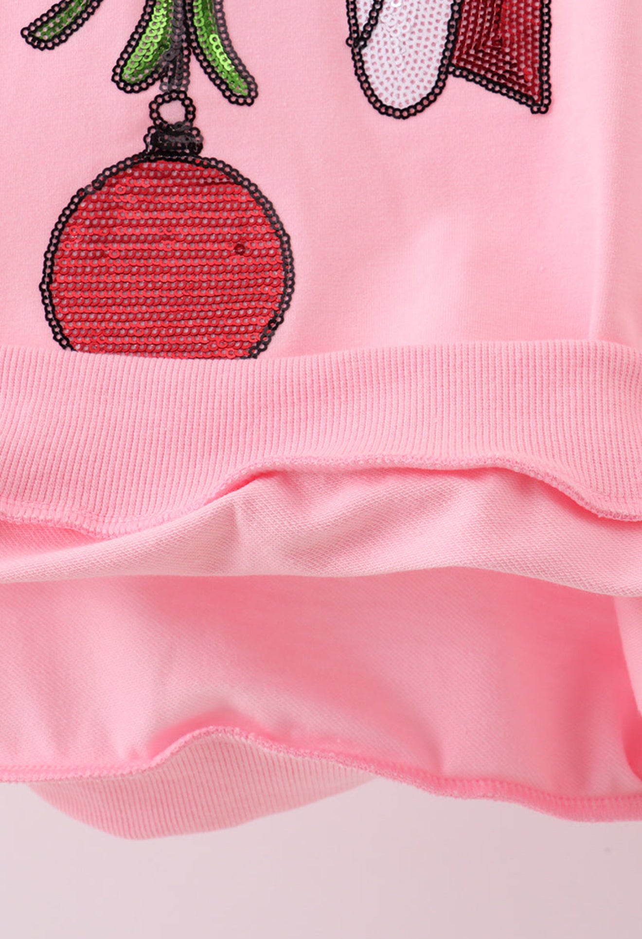 Pink Christmas Grinch Sequin Top