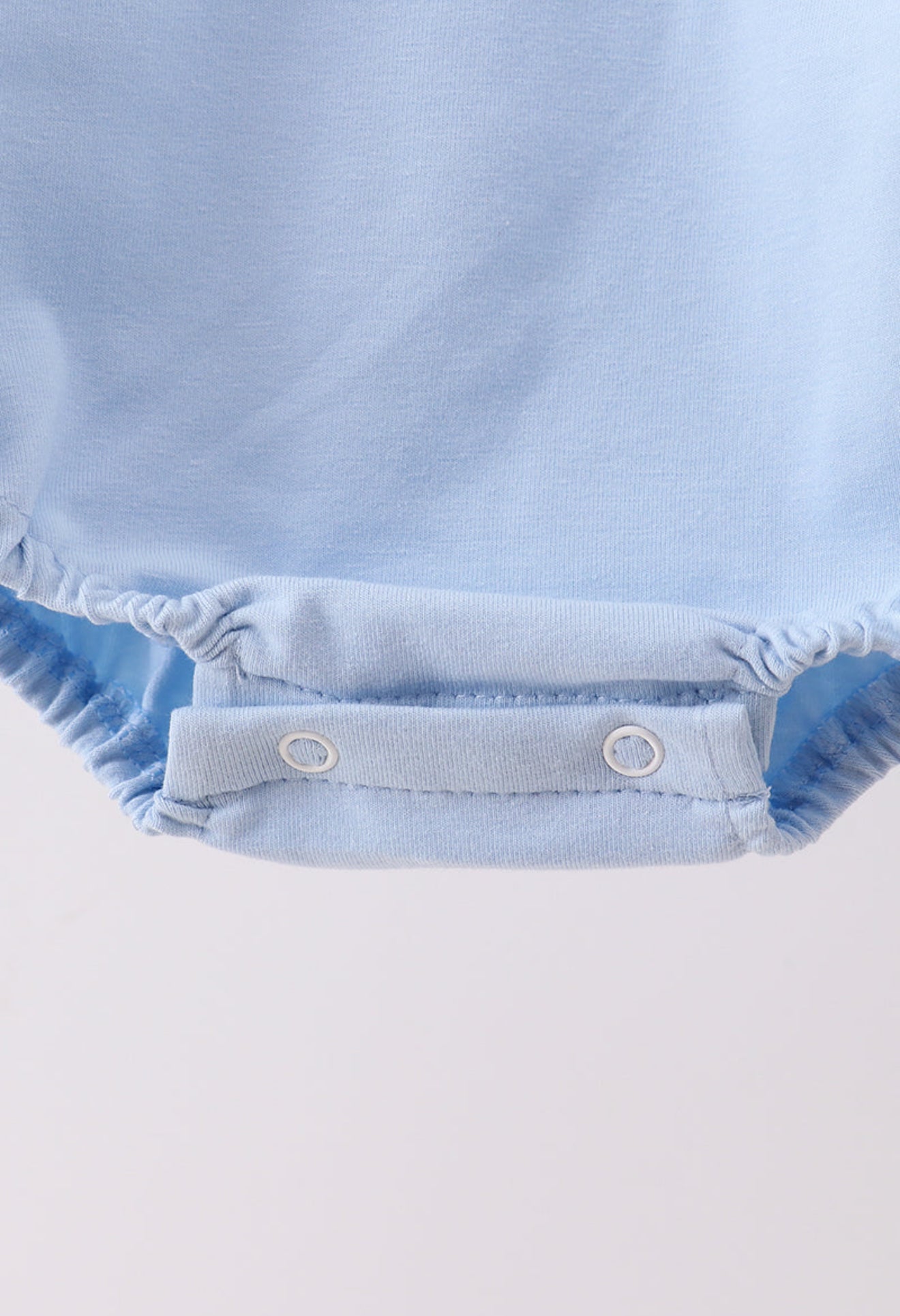 Blue turkey embroidery bubble