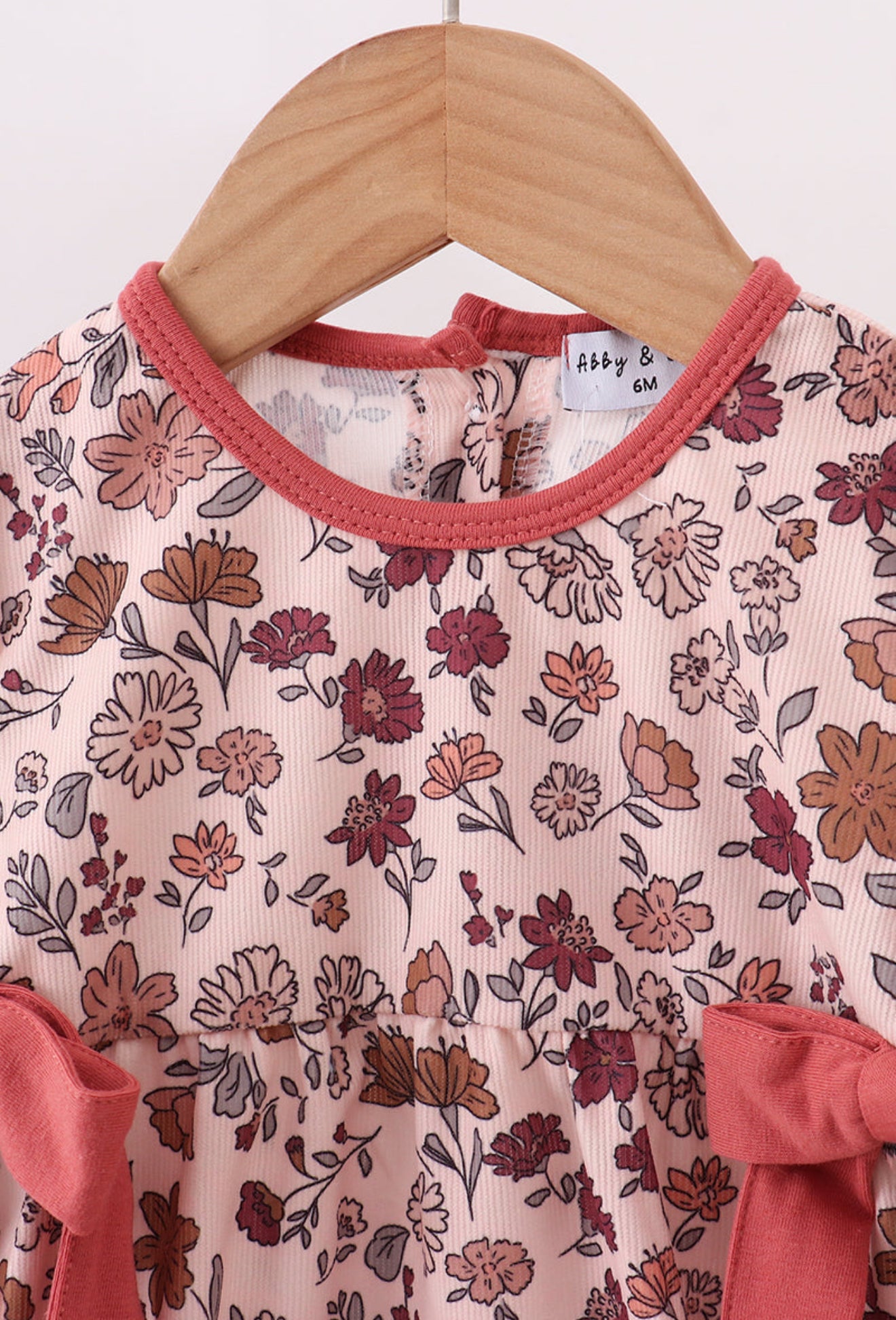 Autumn bloom corduroy ruffle bubble