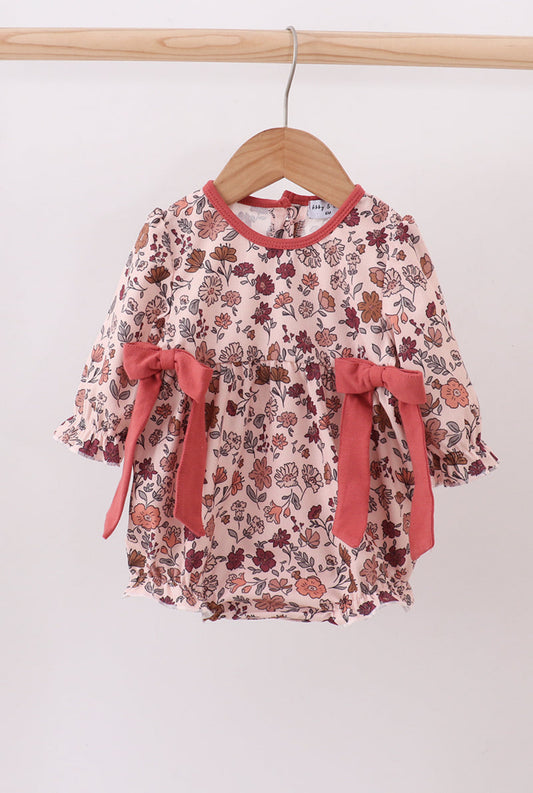 Autumn bloom corduroy ruffle bubble
