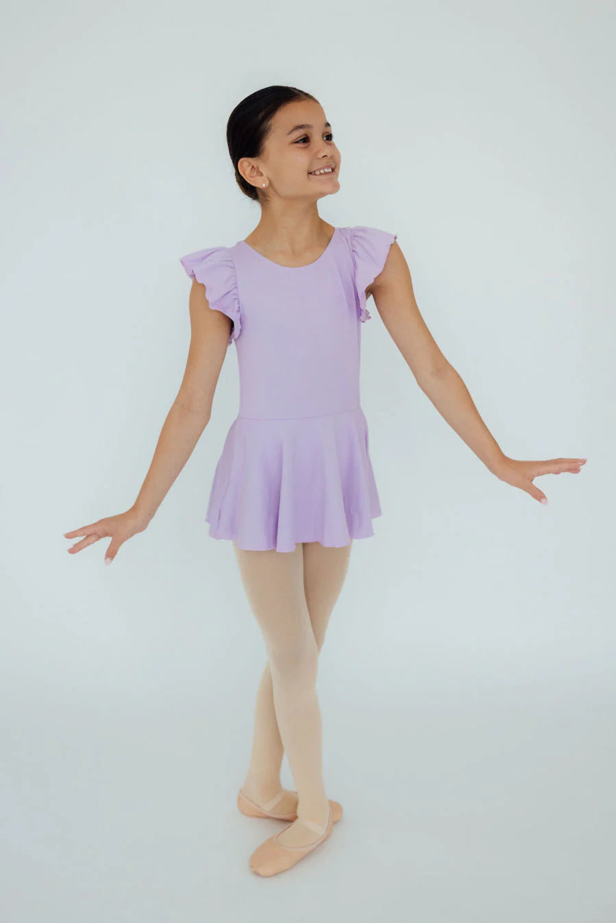 Lavender S/S Twirl Leotard