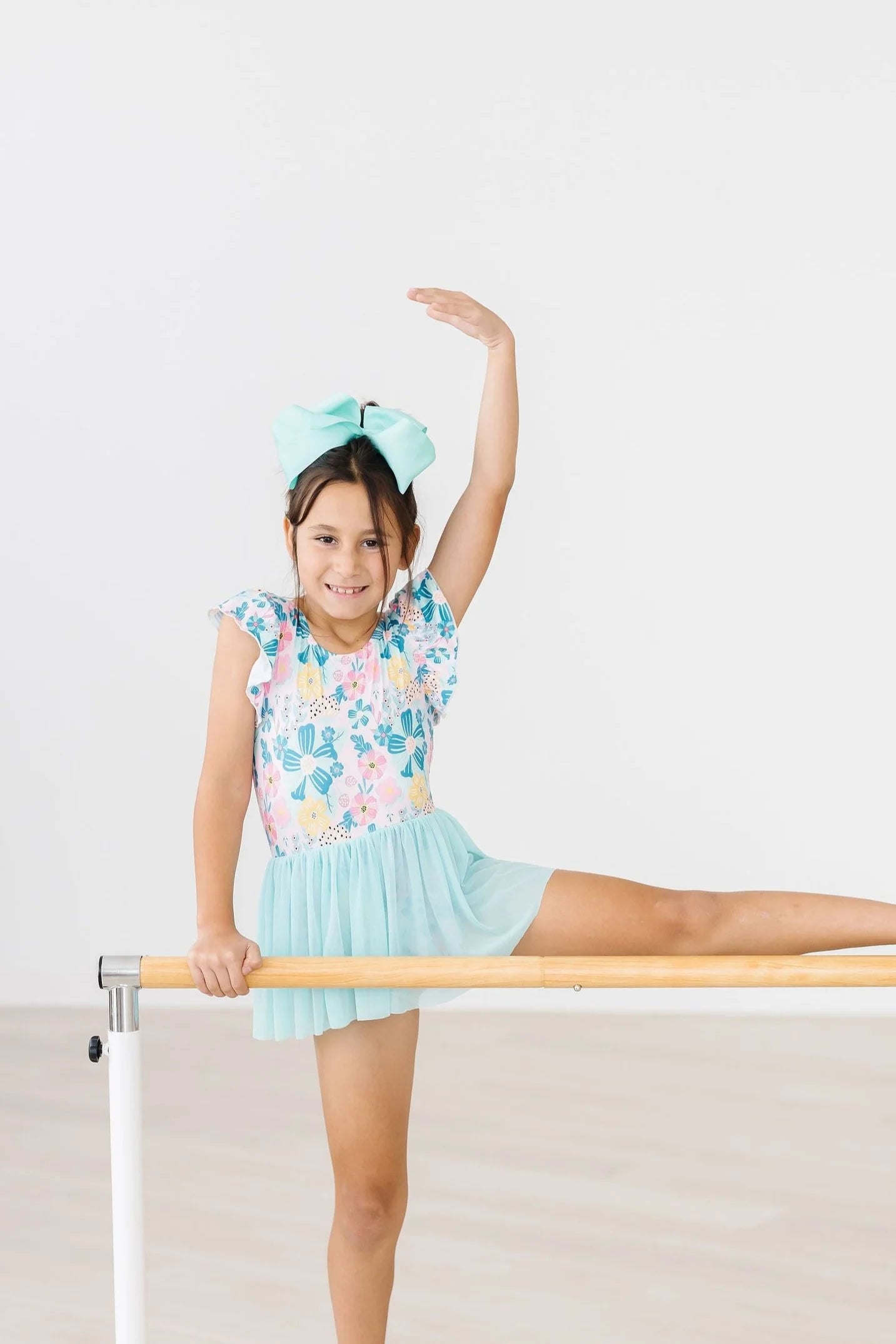 Floral Garden S/S Twirl Leotard