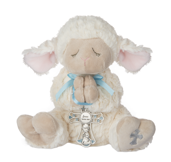 Serenity Lamb w/ Crib Cross - Boy (2 pc. set)