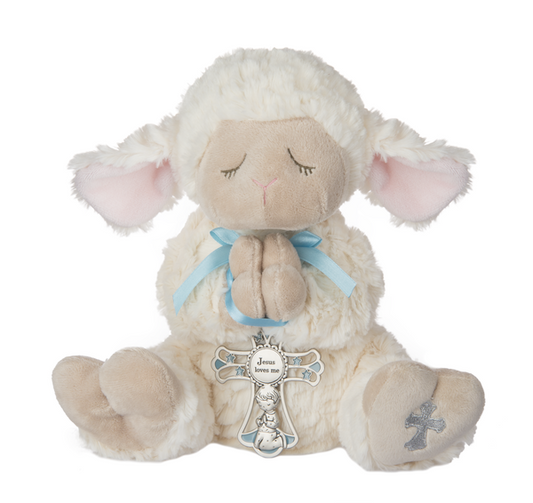 Serenity Lamb w/ Crib Cross - Boy (2 pc. set)