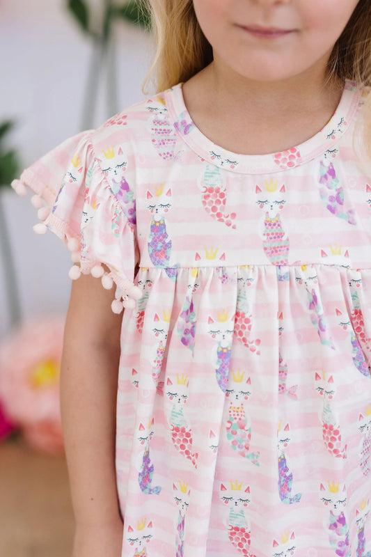 Purr-maid Pom Pom Dress