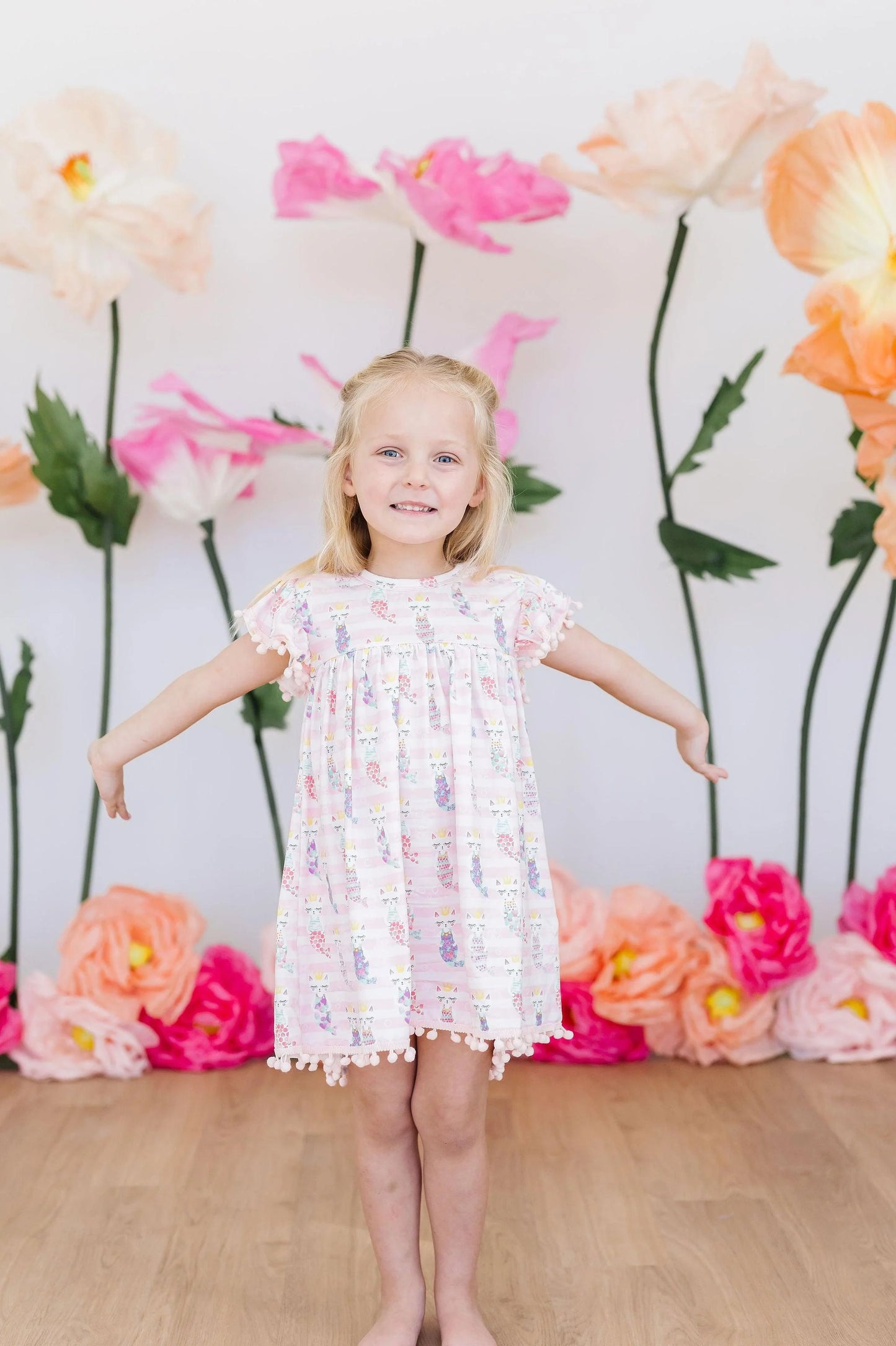 Purr-maid Pom Pom Dress