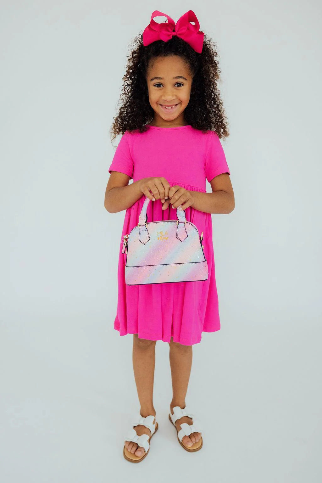 Princess Glitter Girl's Crossbody Purse