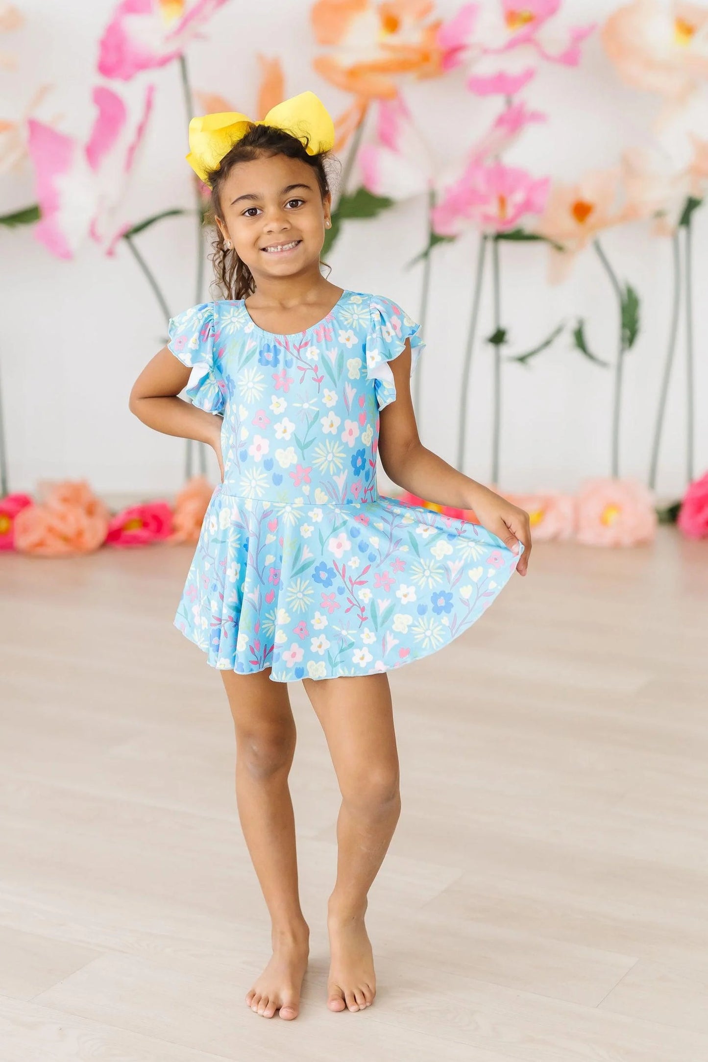 SPRINGTIME SPLENDOR S/S TWIRL LEOTARD