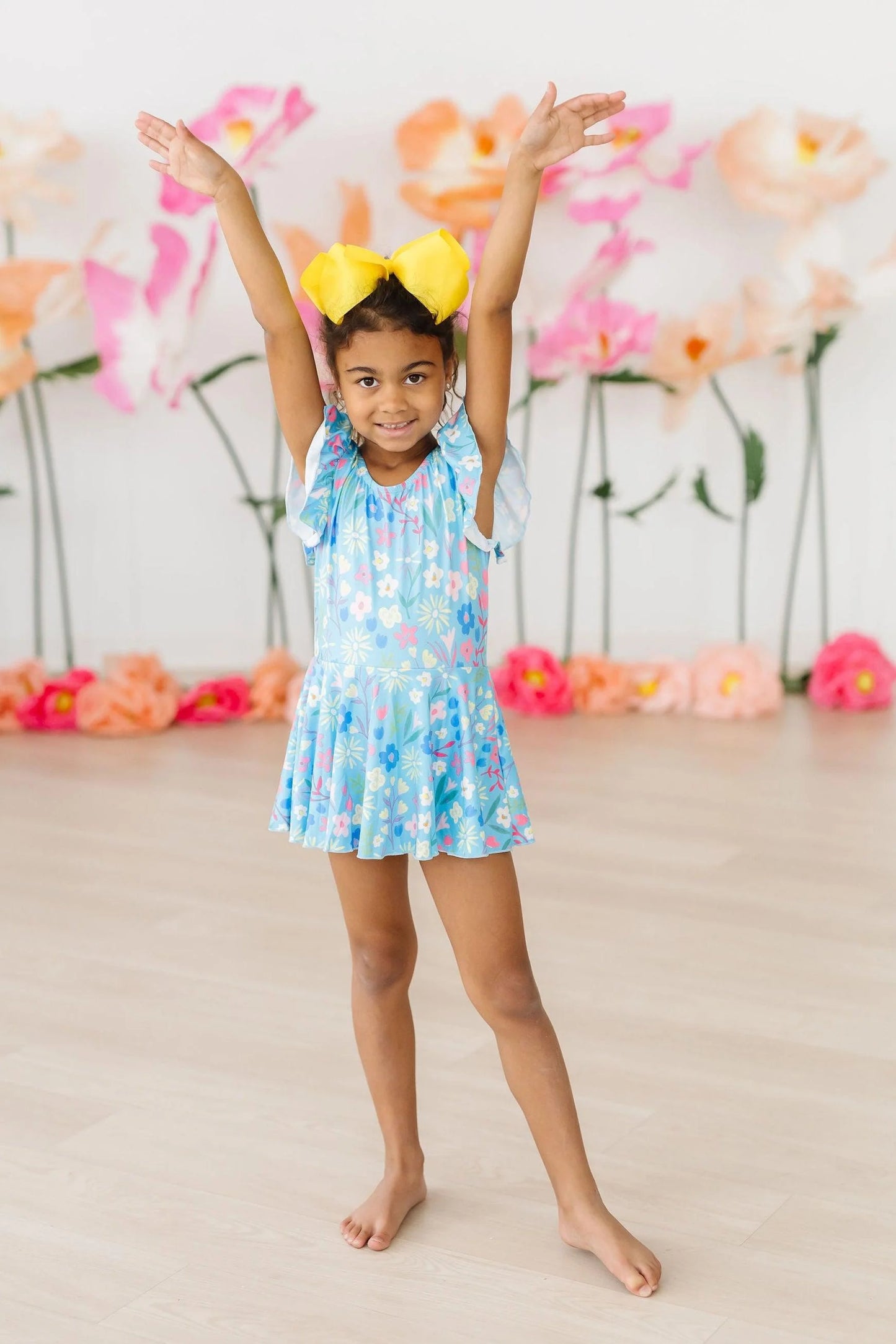SPRINGTIME SPLENDOR S/S TWIRL LEOTARD