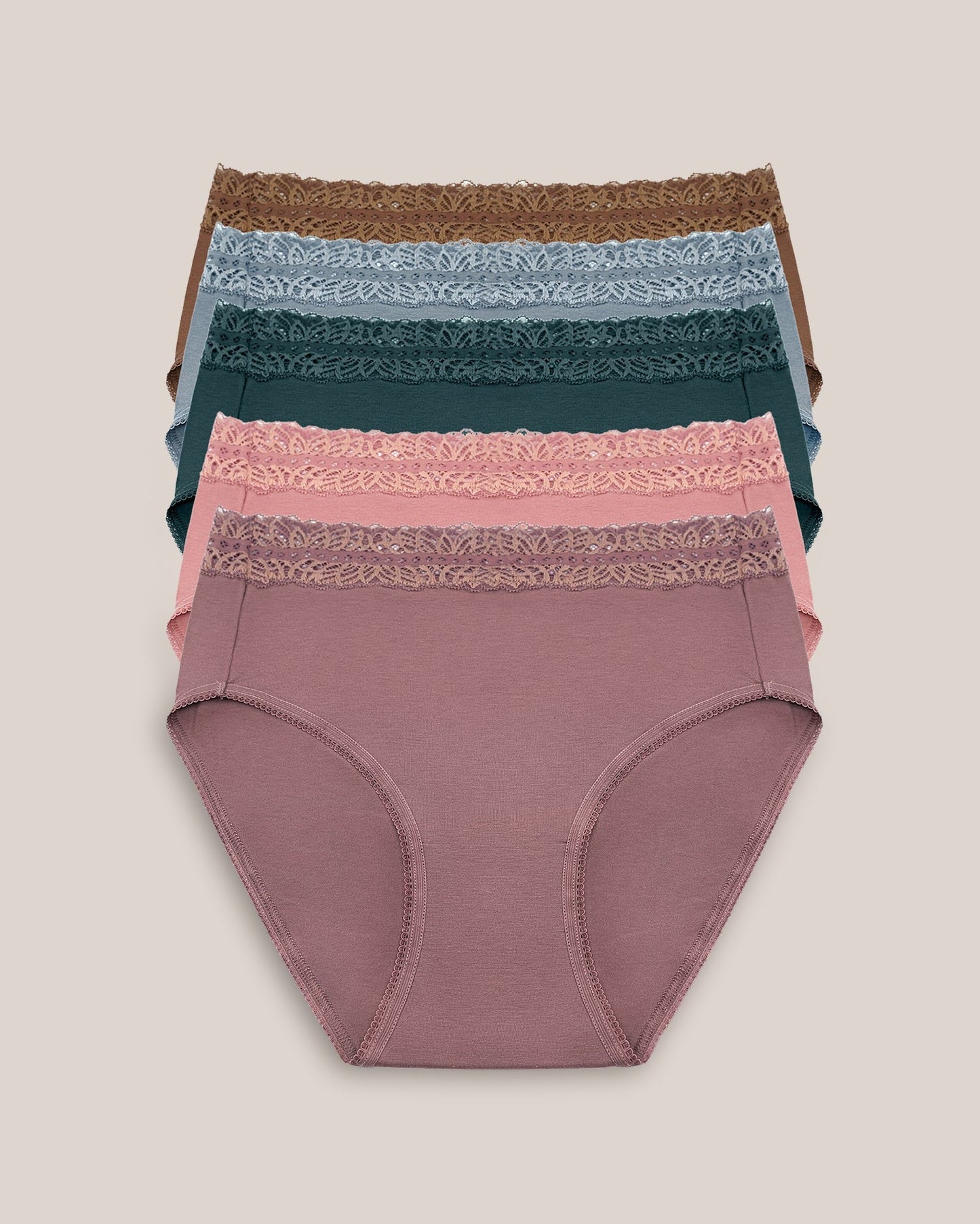 High-Waisted Postpartum Underwear Pack | Dusty Hues
