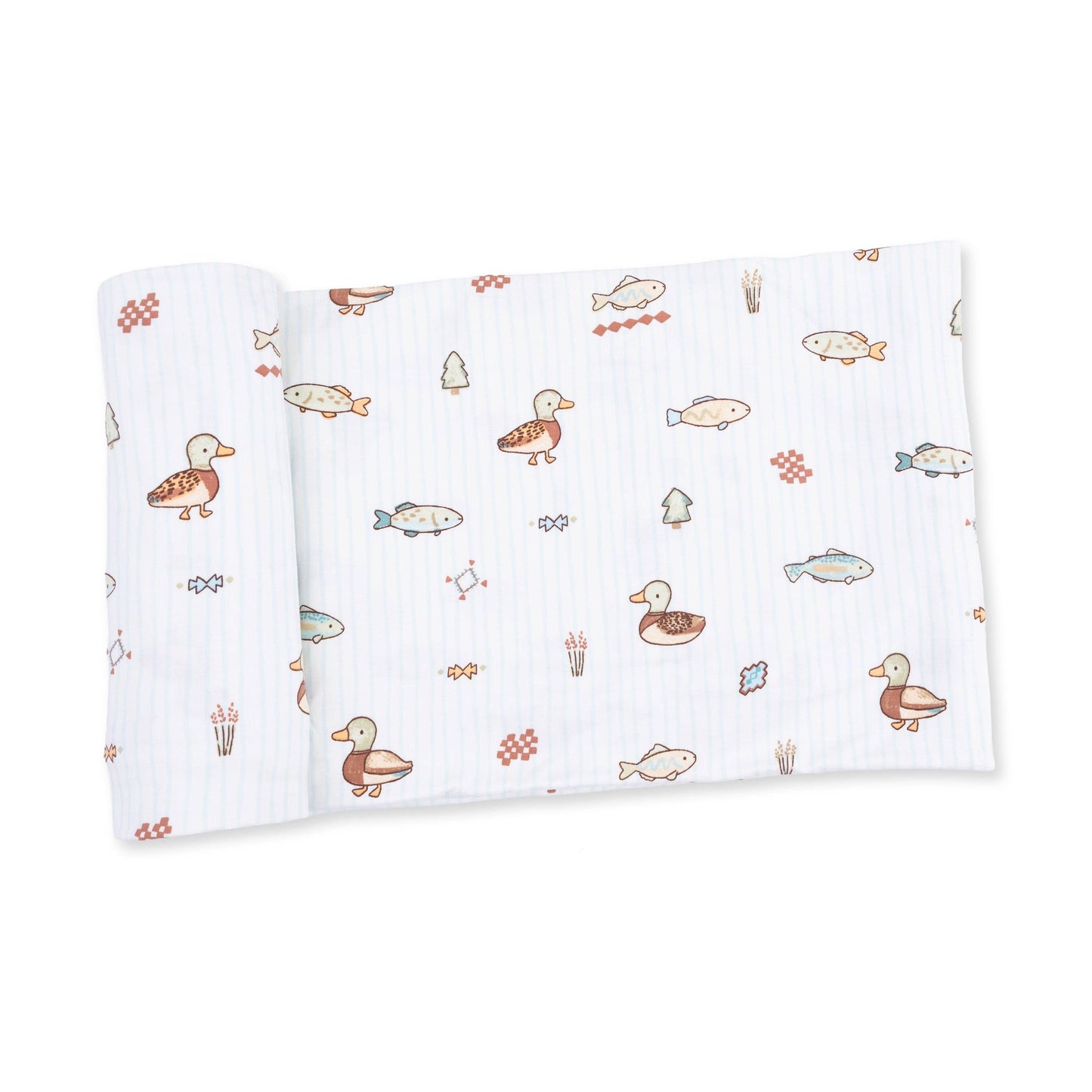 Lake Cuties - Swaddle Blanket: 45X45