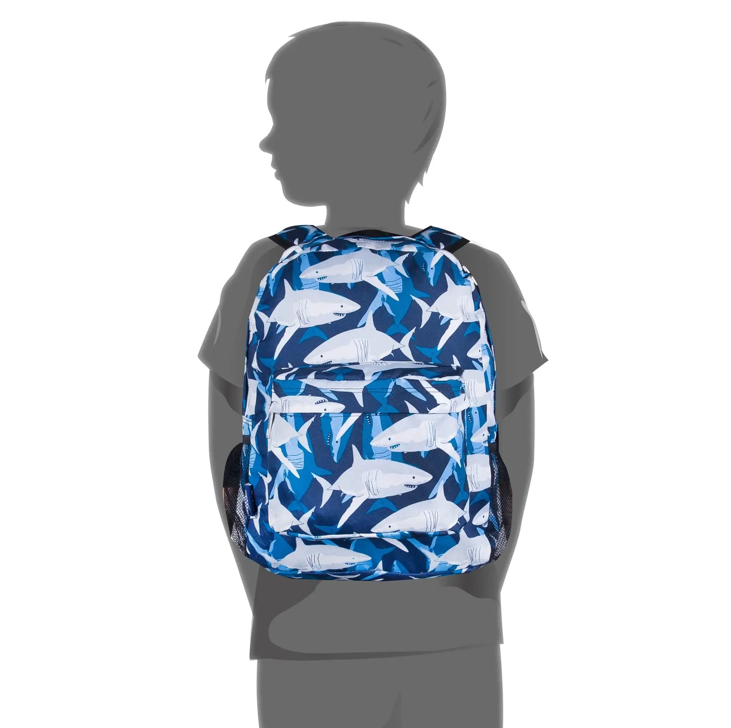 Sharks Backpack - 16 Inch