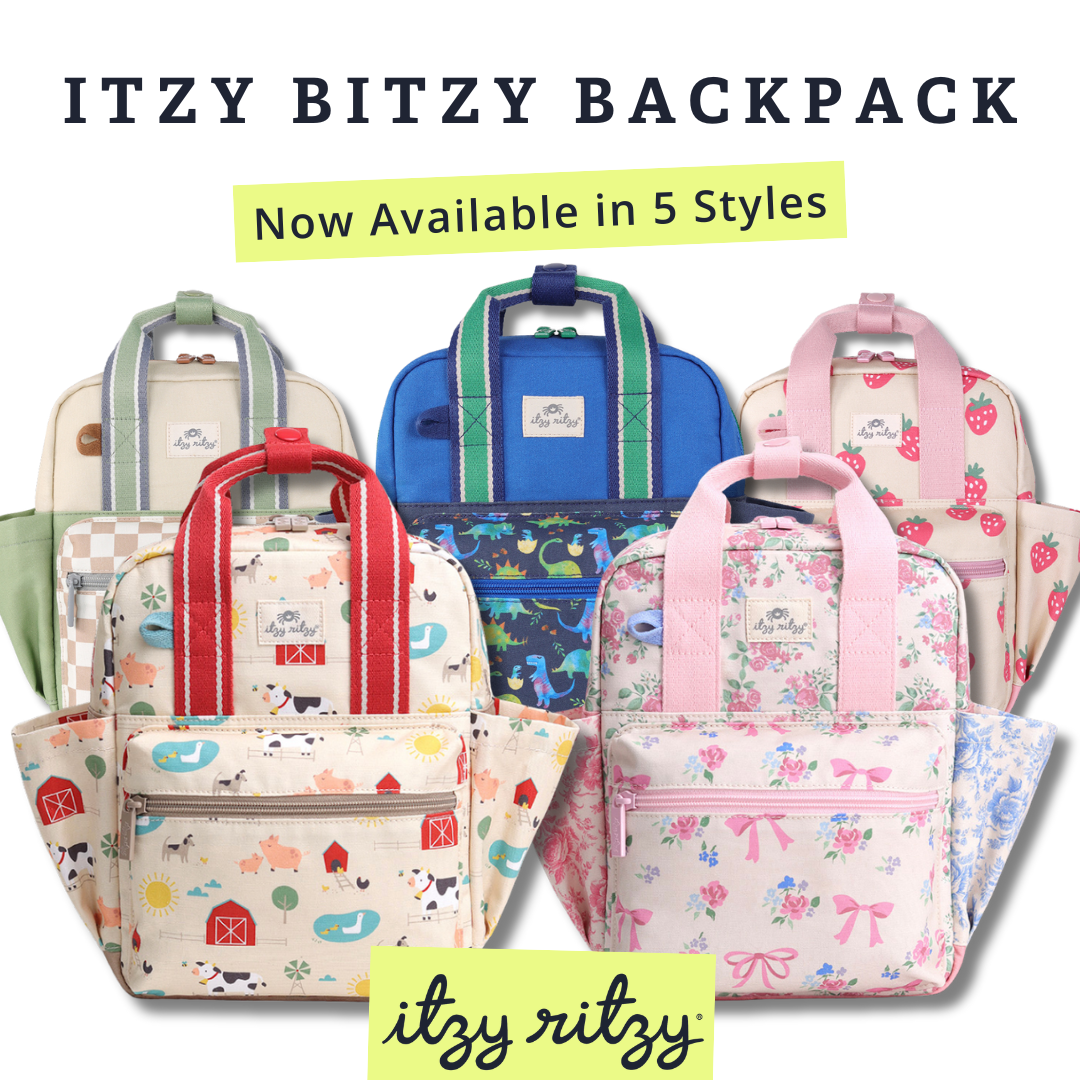 *NEW OPTIONS* Itzy Bitzy Backpack: Ribbons + Roses