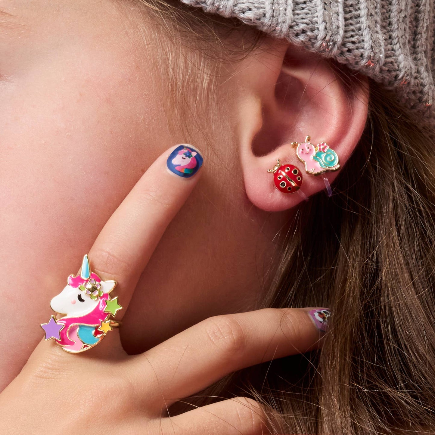 Unicorn Stardust Adjustable Ring with Gift Box