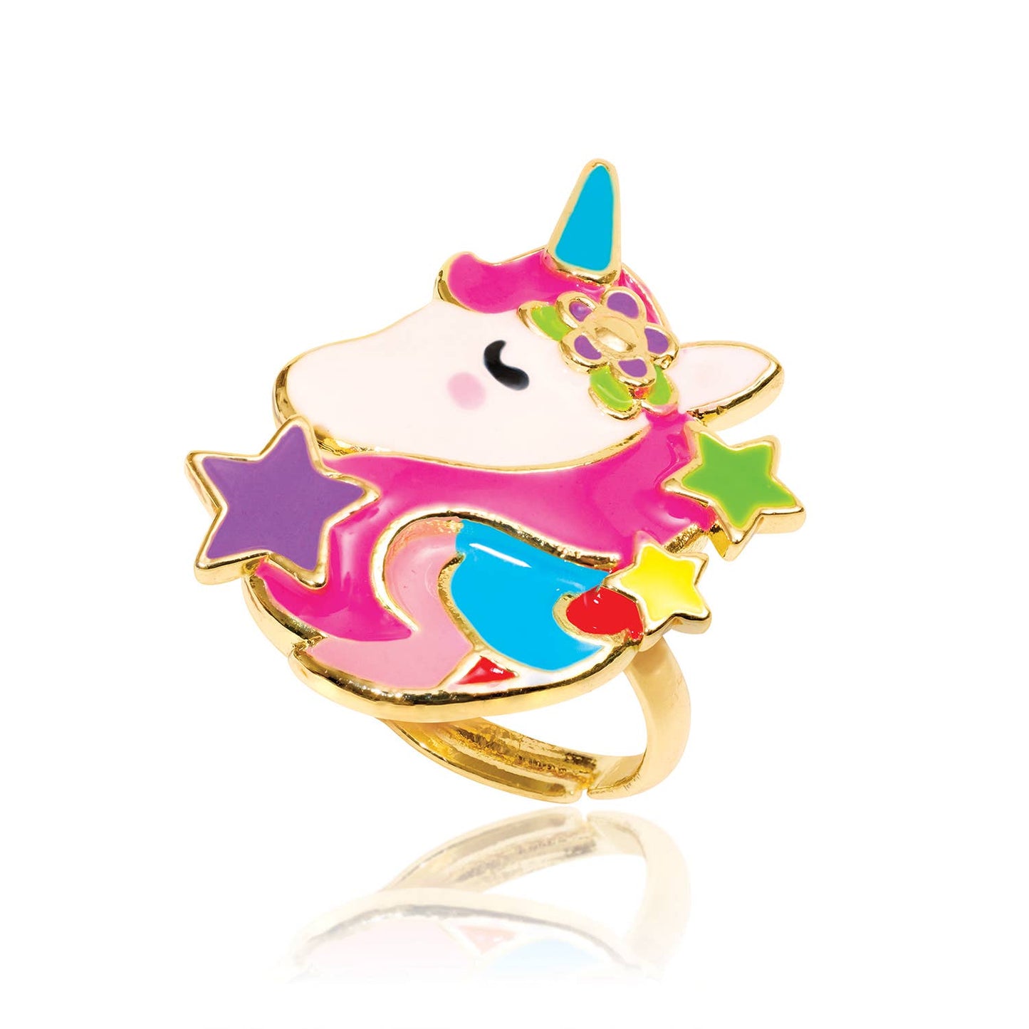 Unicorn Stardust Adjustable Ring with Gift Box