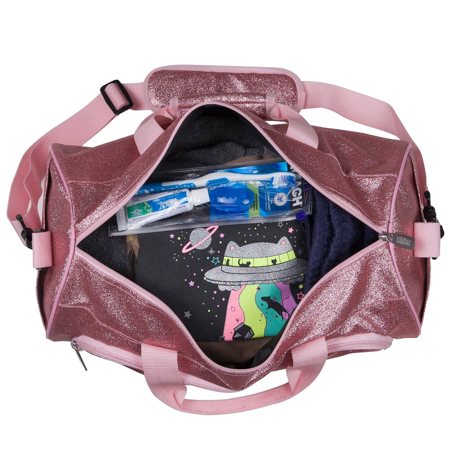Pink Glitter Dance Bag