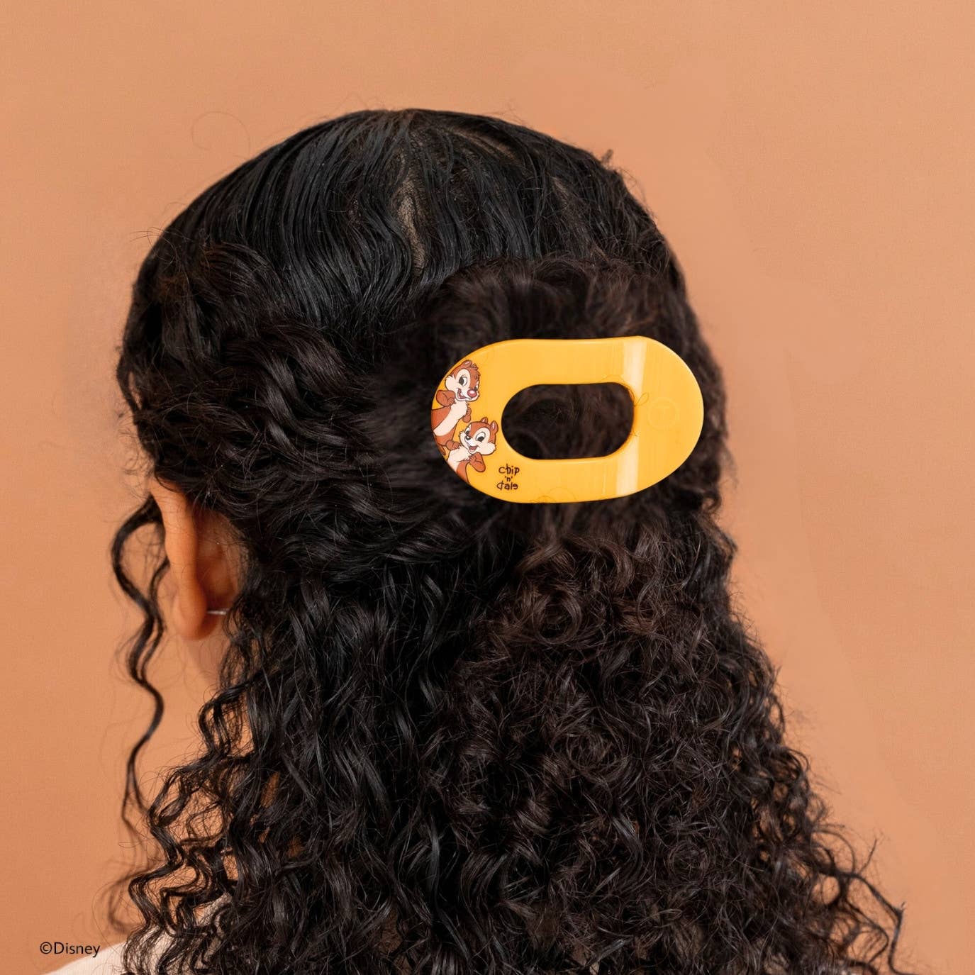 Flat Round Hair Clip | Small | Chip 'N Dale