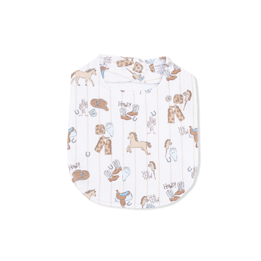 Cowboy Nursery - Feeding Bib: 0-3M