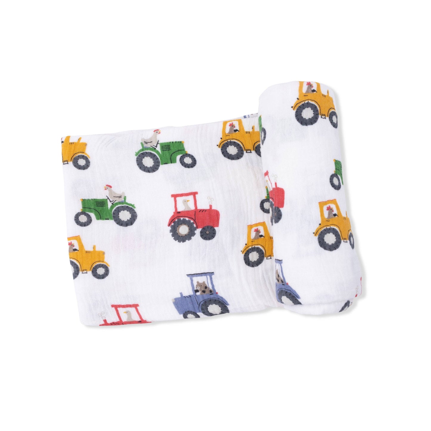 Tractor Friends - Swaddle Blanket: 47X47