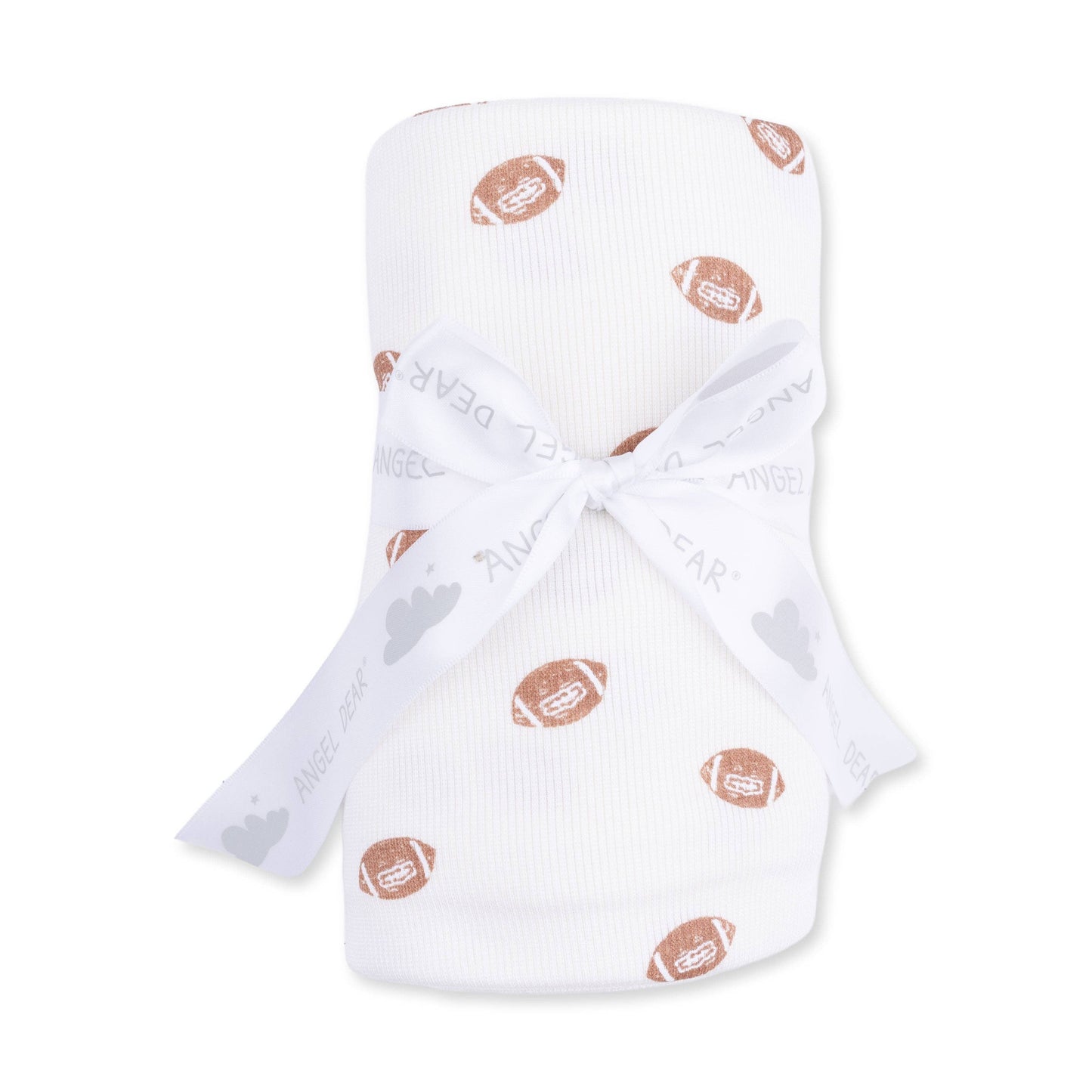 Mini Footballs - Swaddle Blanket: 45X45