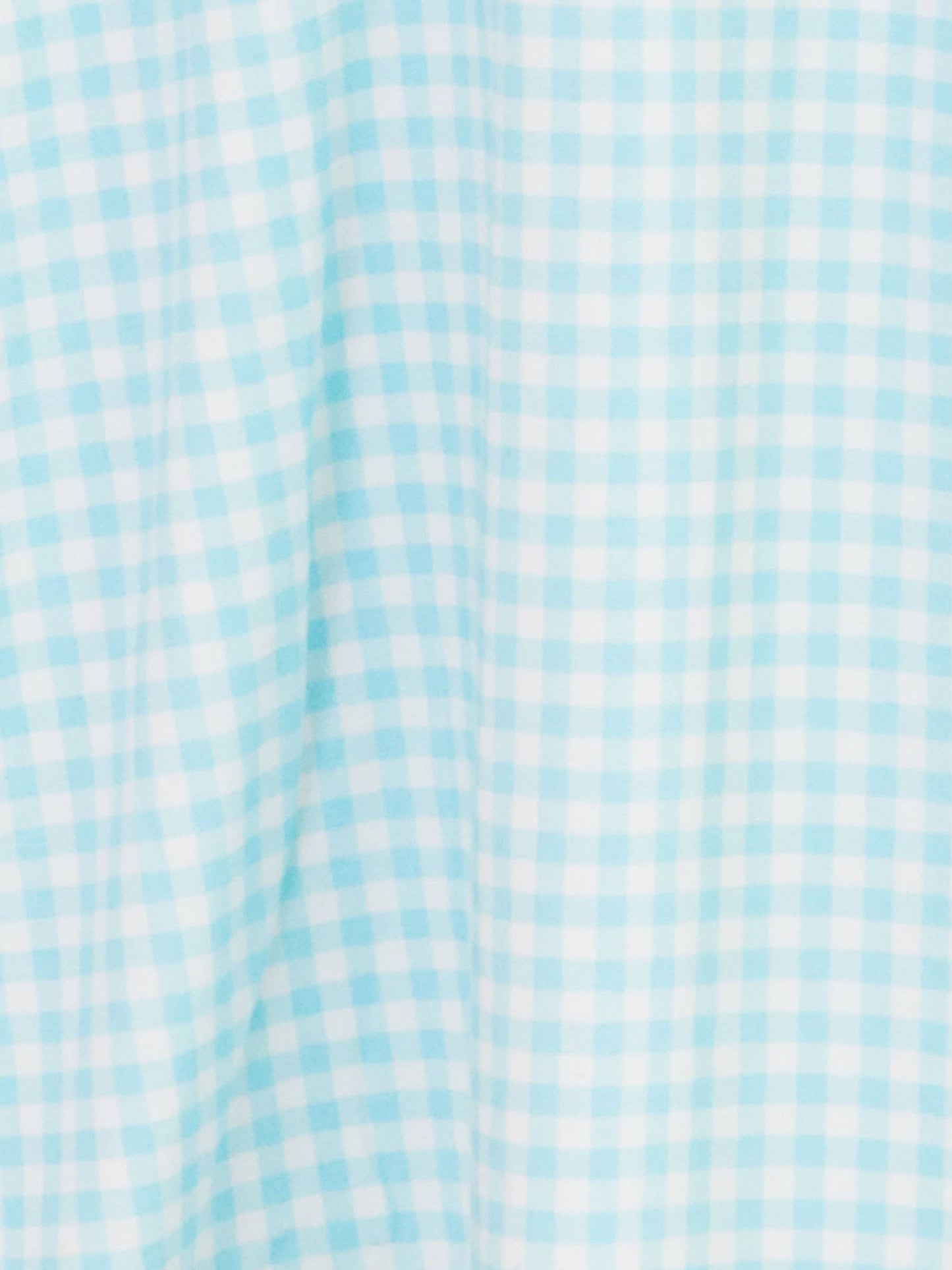 Baby Blue Breeze Gingham Modal Blend Knotted Sleep Gown & Hat Set
: Blue