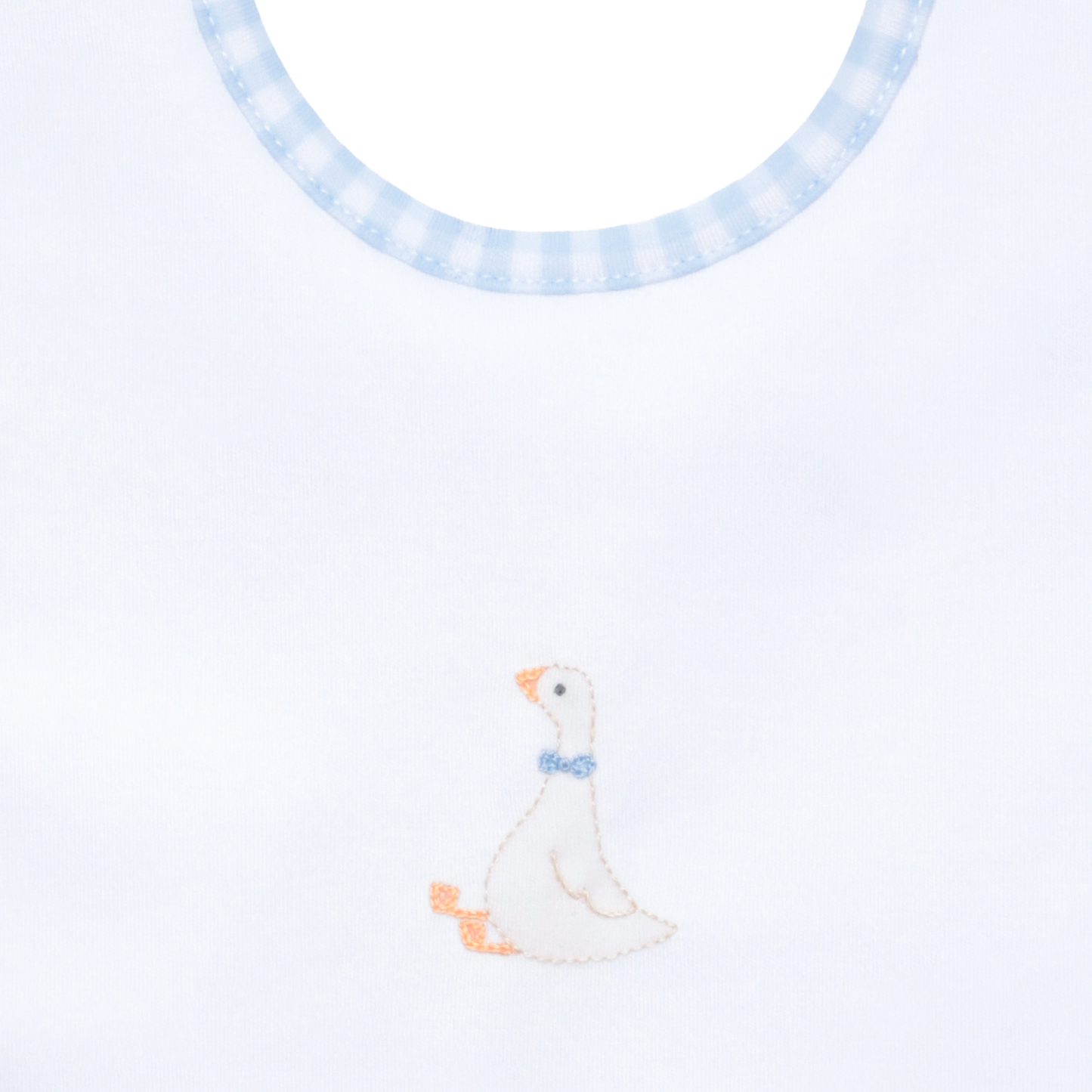 Silly Goose Bib - Light Blue: One Size