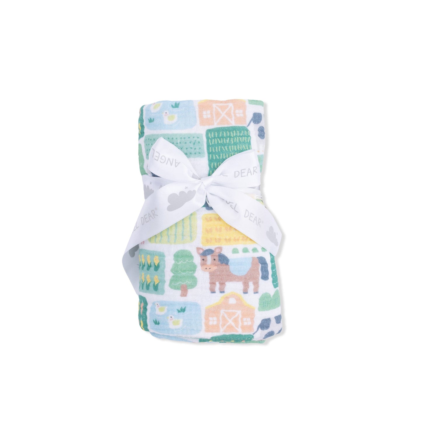 Patchwork Farm - Swaddle Blanket: 47X47