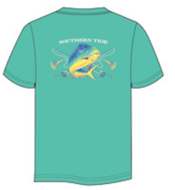 Youth SS Mahi Deep Sea Fishing Tee: Florida Keys