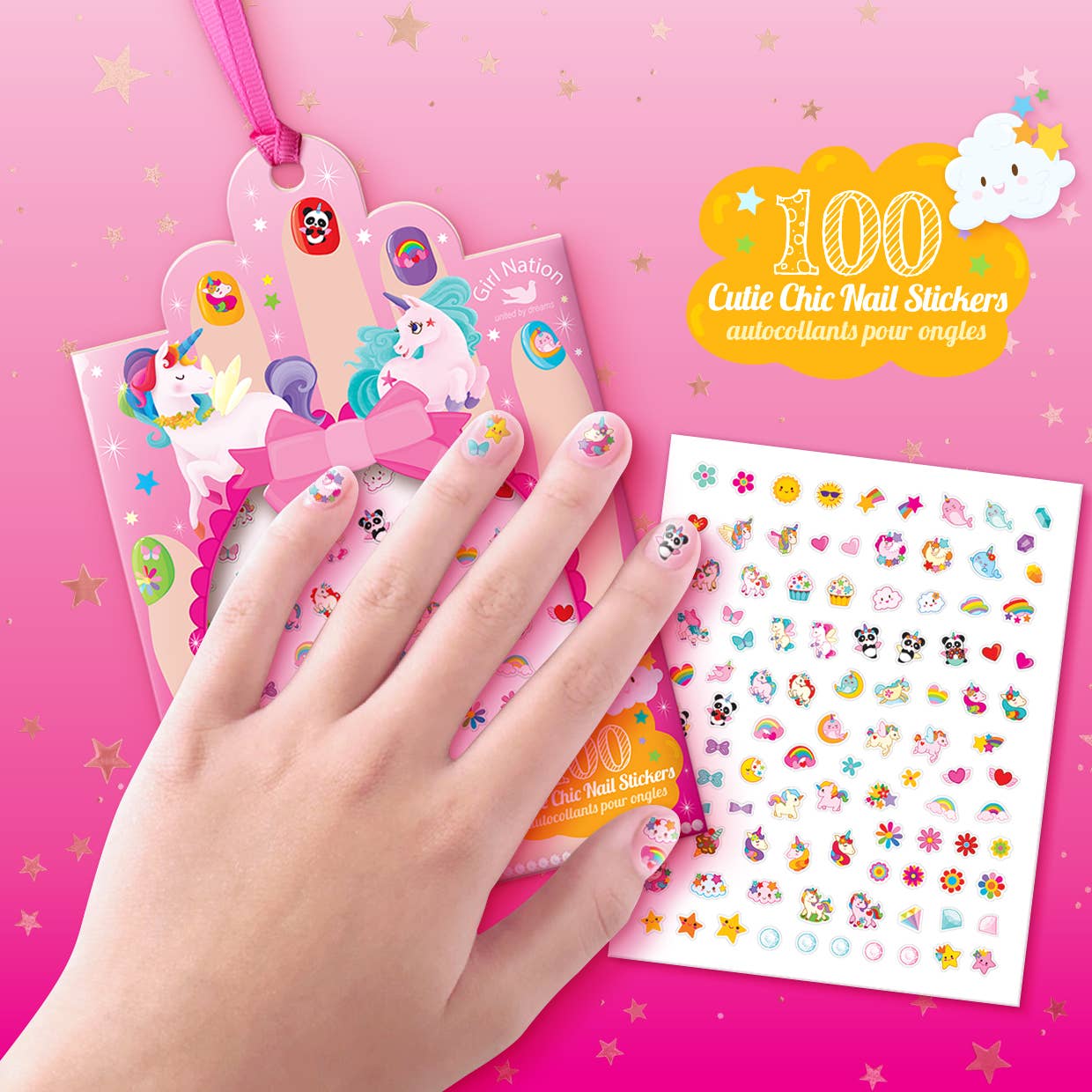 Nail Stickers | 100+ Believe in Magic Stickers. Cutie Chic