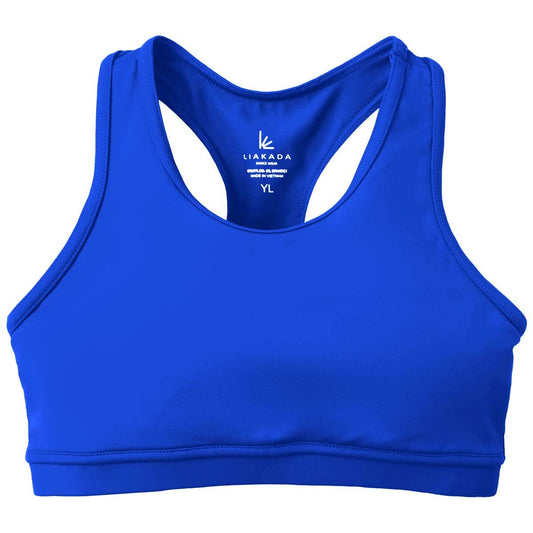 Girls' Racerback Bra Top: Royal