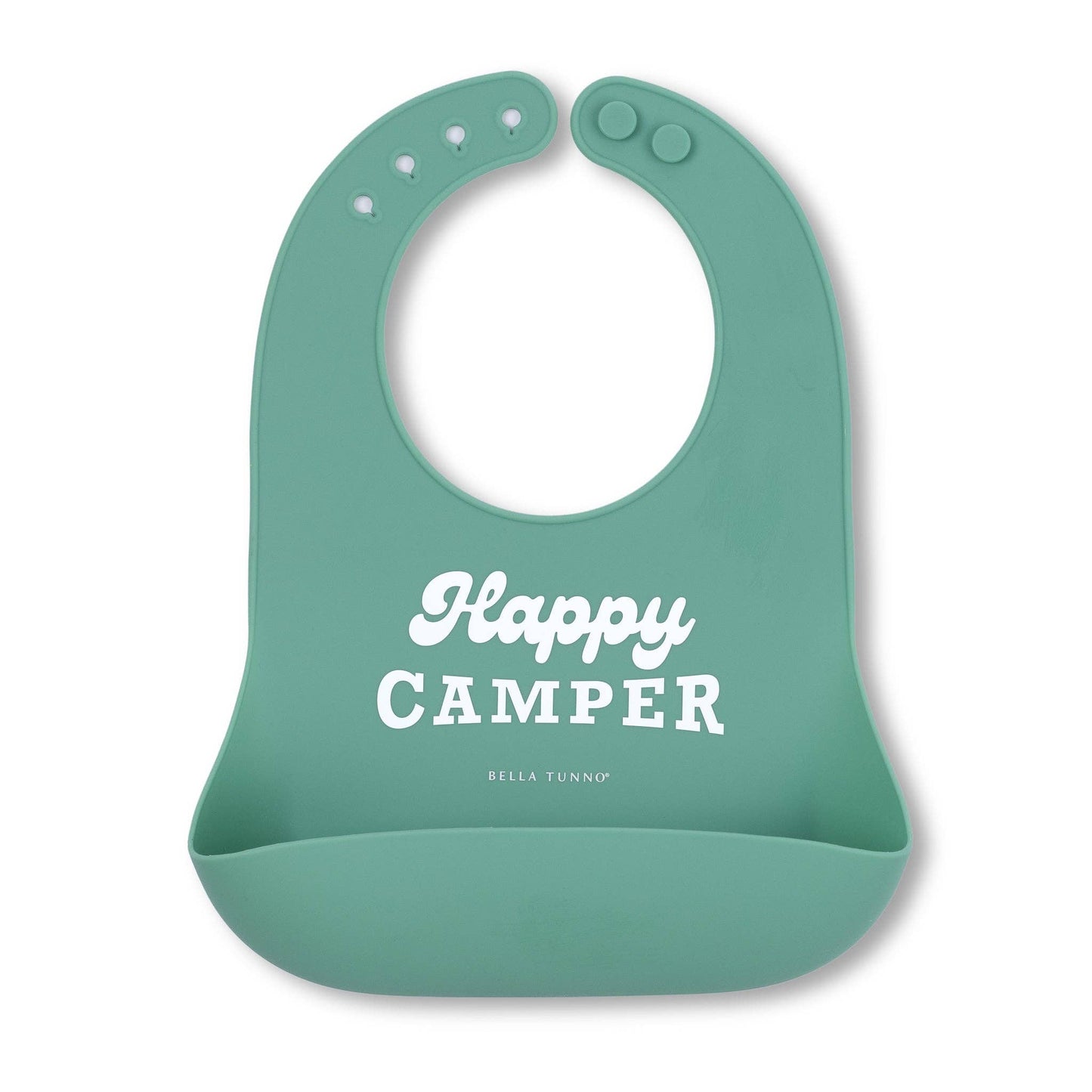 Happy Camper Wonder Bib: Green