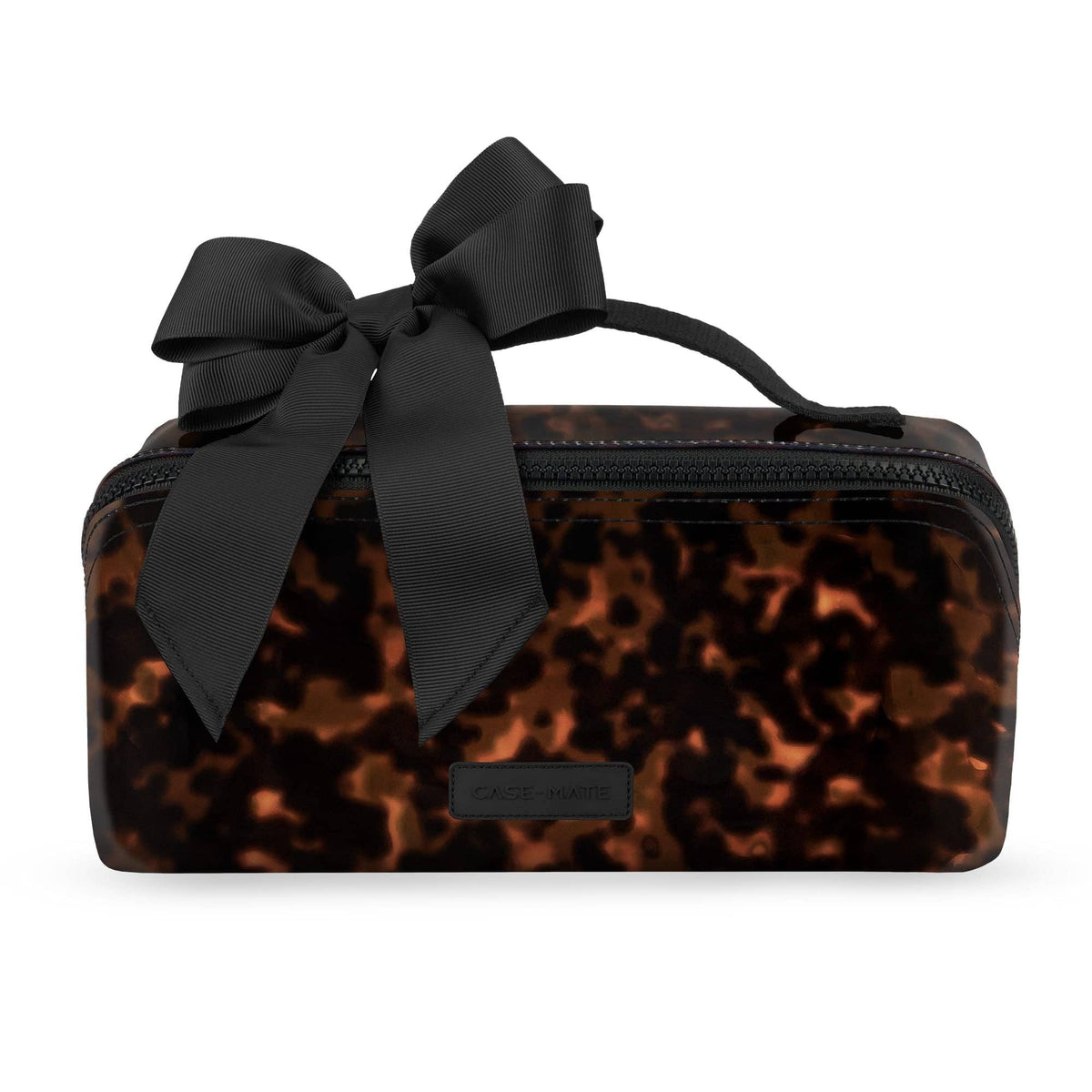 Jelly Cosmetic Bag – Waterproof Lay-Flat Makeup Bag: Ballet Pink Bow