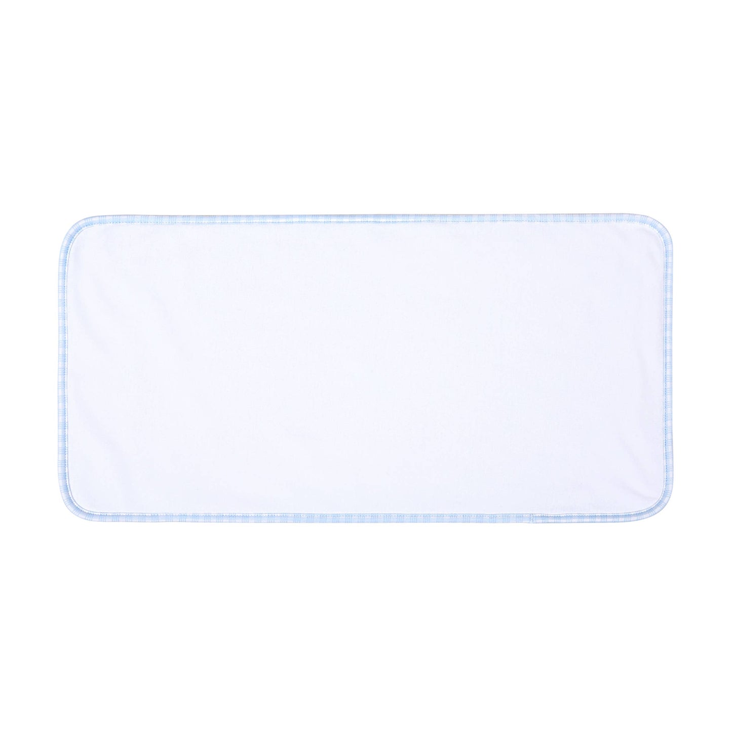 New Beginnings Blue Burp Cloth: Blue / O/S