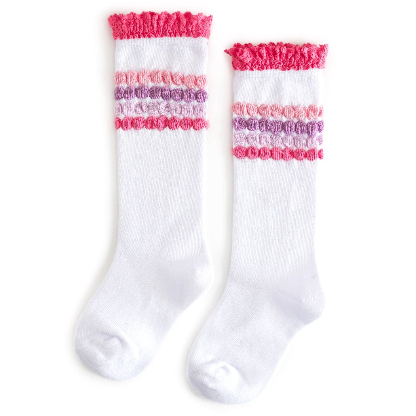 Darling Bubble Stripe Knee High Socks