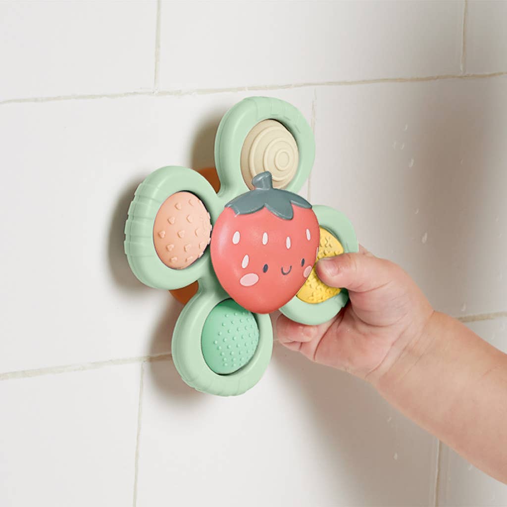 *NEW OPTION* Itzy Pop & Whirl™ - Bath + Travel Toy: Strawberry