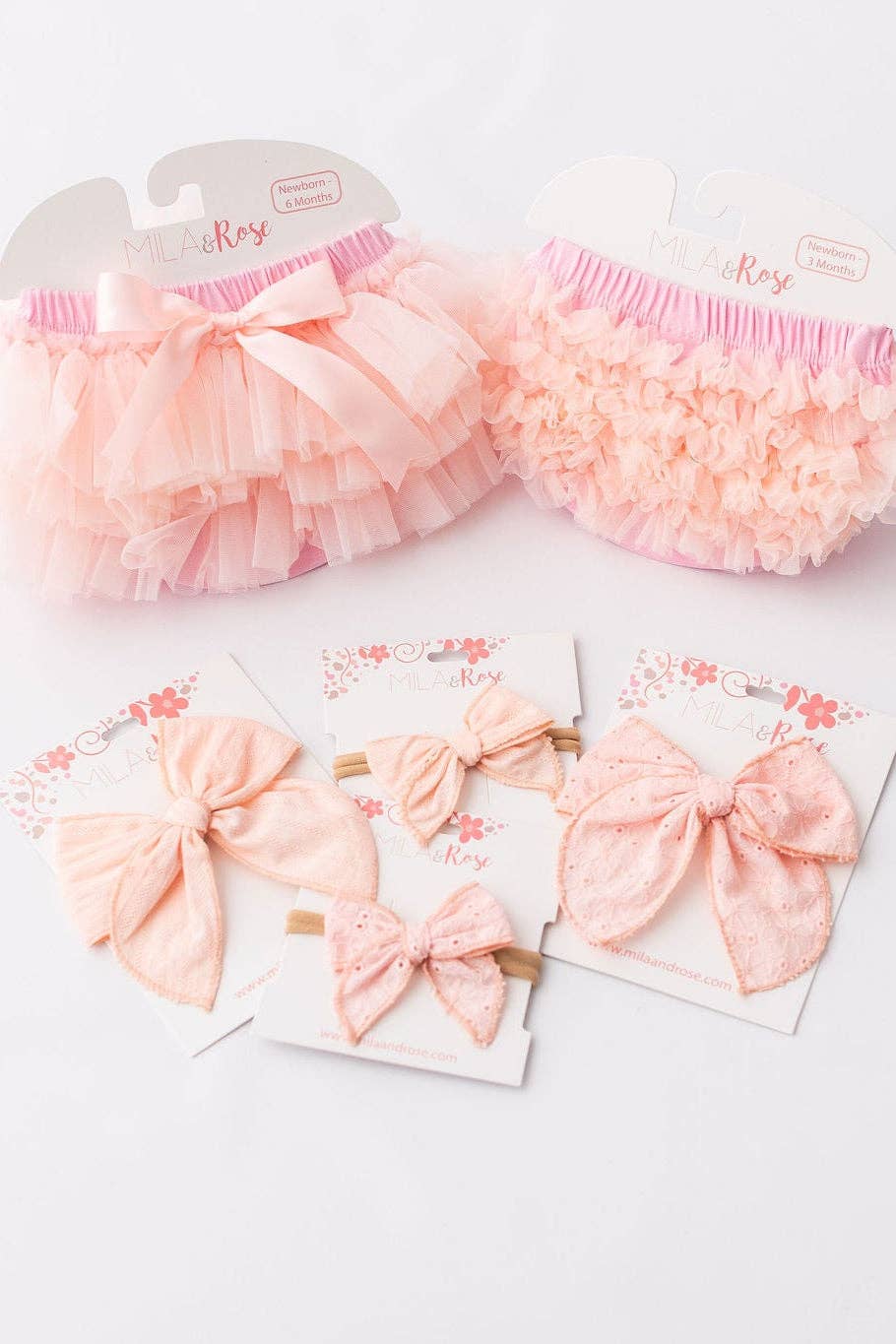 Light Pink Ruffle Tutu Bloomer: Newborn-6 Months