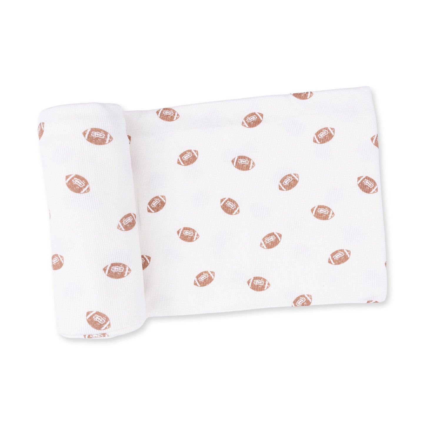Mini Footballs - Swaddle Blanket: 45X45