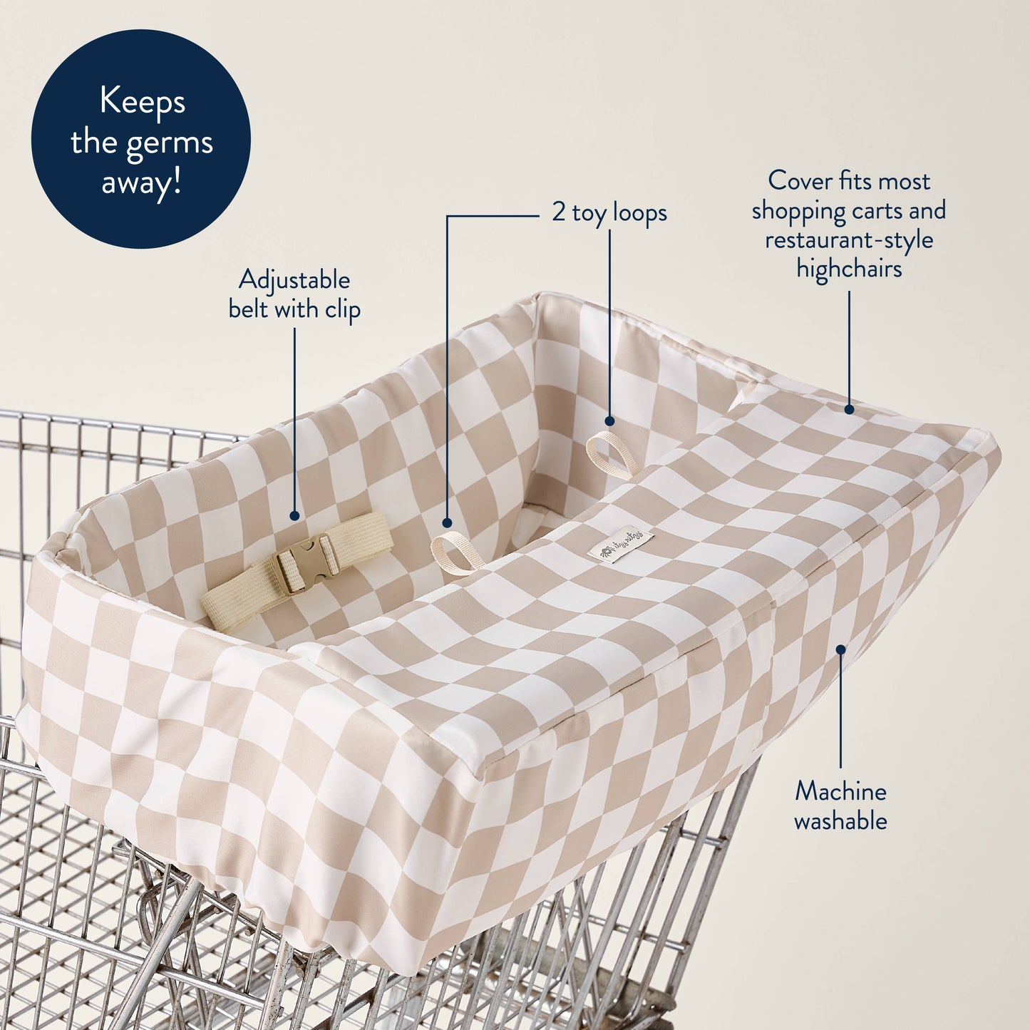 *NEW* Checkerboard Itzy Shopping Cart Cover™