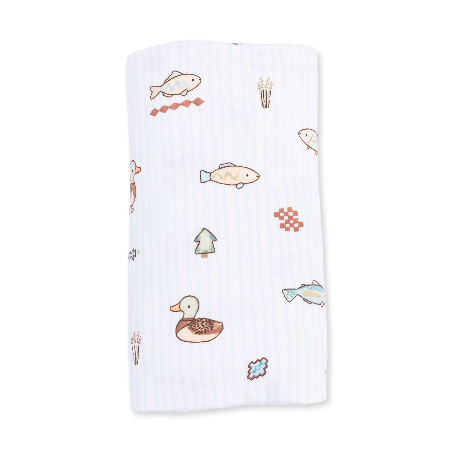 Lake Cuties - Swaddle Blanket: 45X45