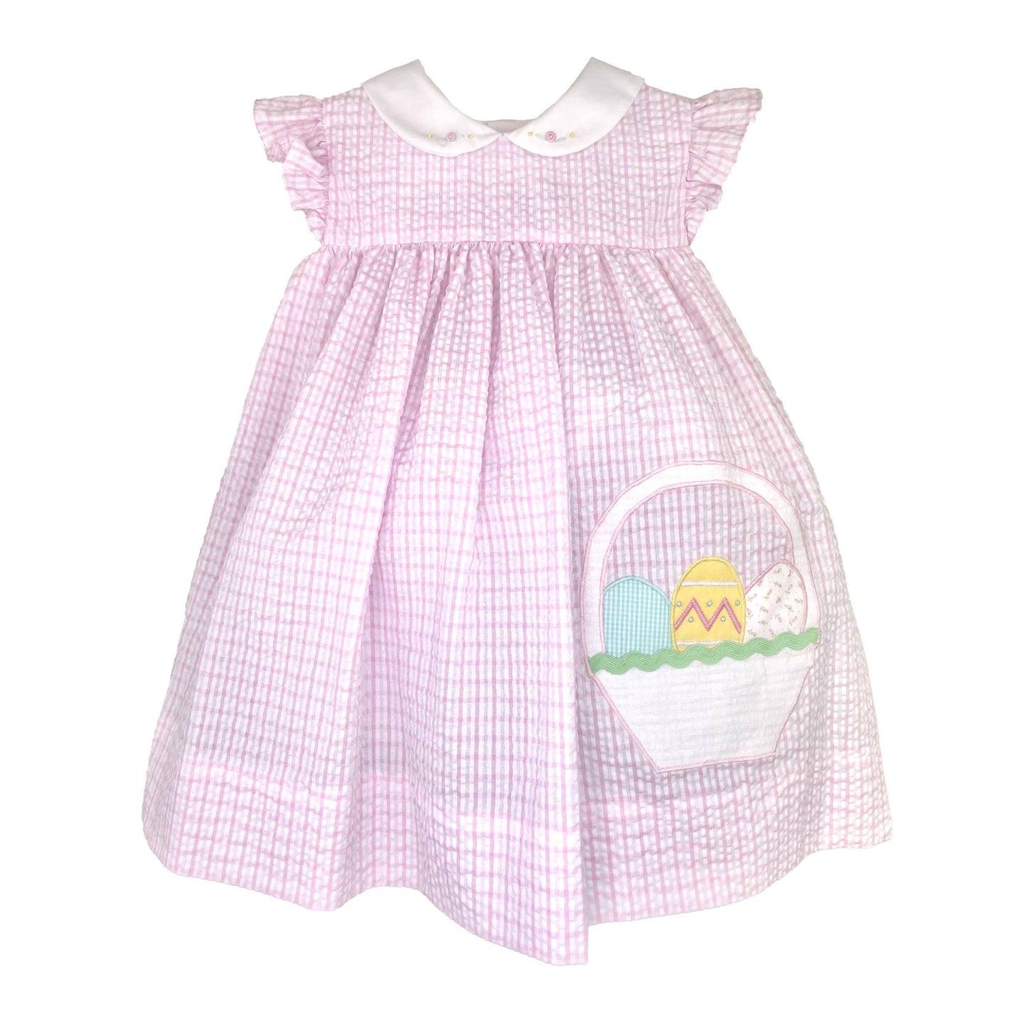 Sun Dress with Easter Basket Applique