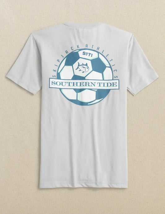 Youth SS Kicking it Athletics Tee: Platinum Grey