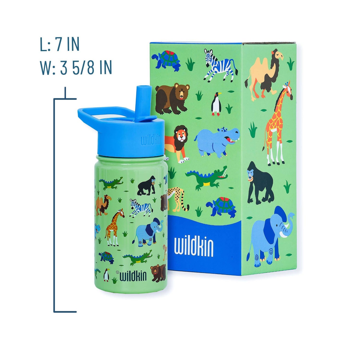 Wild Animals 14 oz Steel Bottle