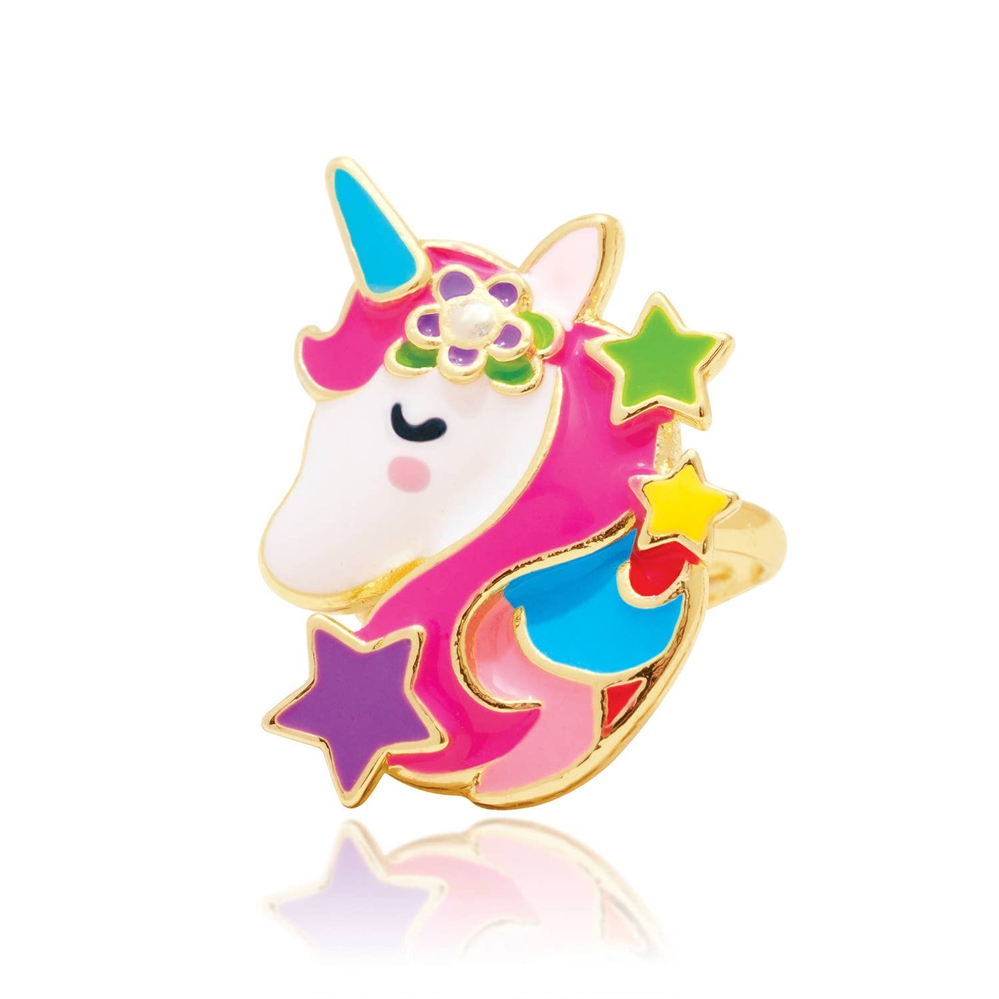 Unicorn Stardust Adjustable Ring with Gift Box
