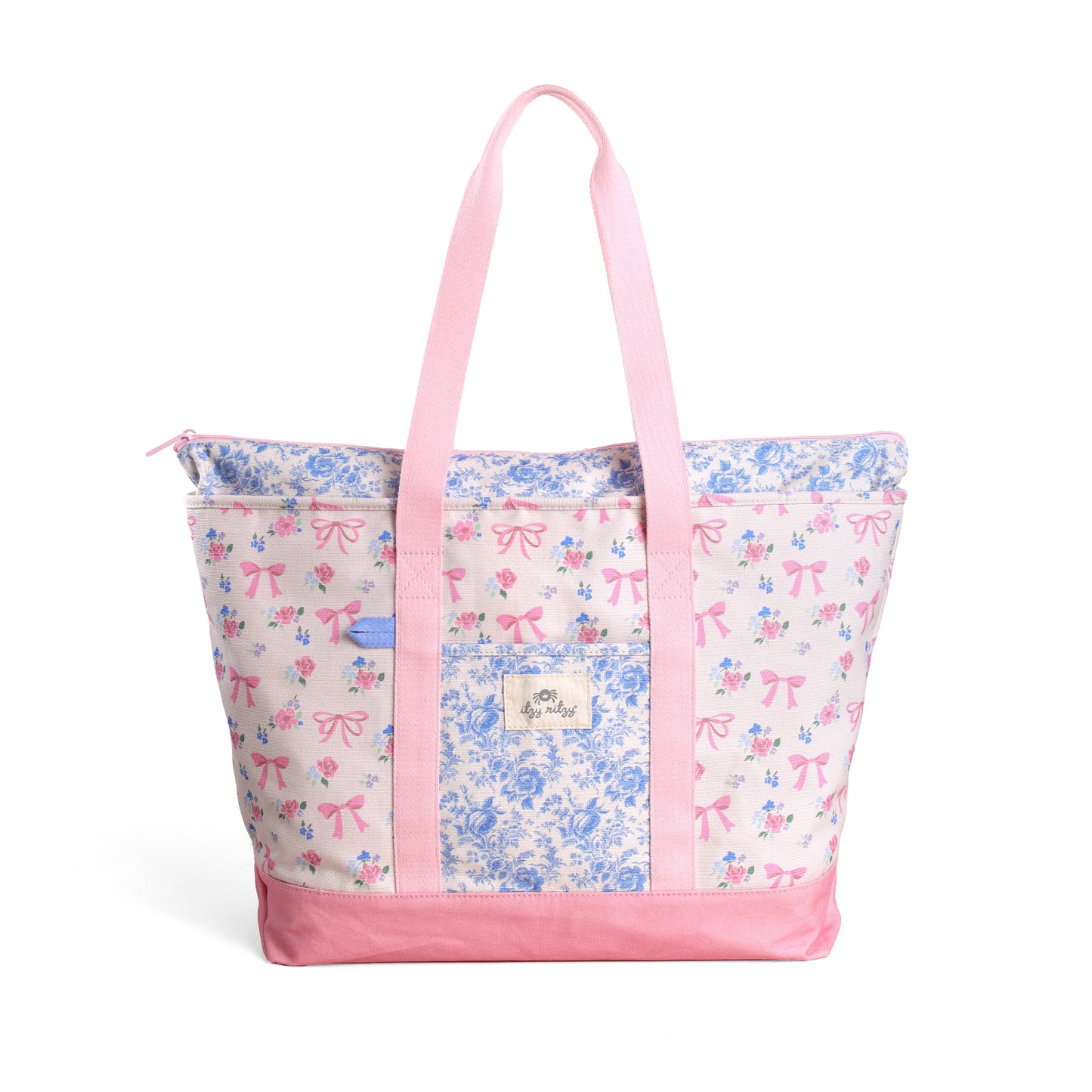 *NEW* Itzy Explorer™ Canvas Tote Bag: Ribbons + Roses