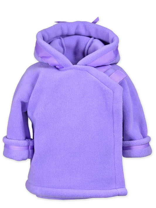 Warmplus Fleece Favorite Jacket, Wrap Close, Hood: Lavender